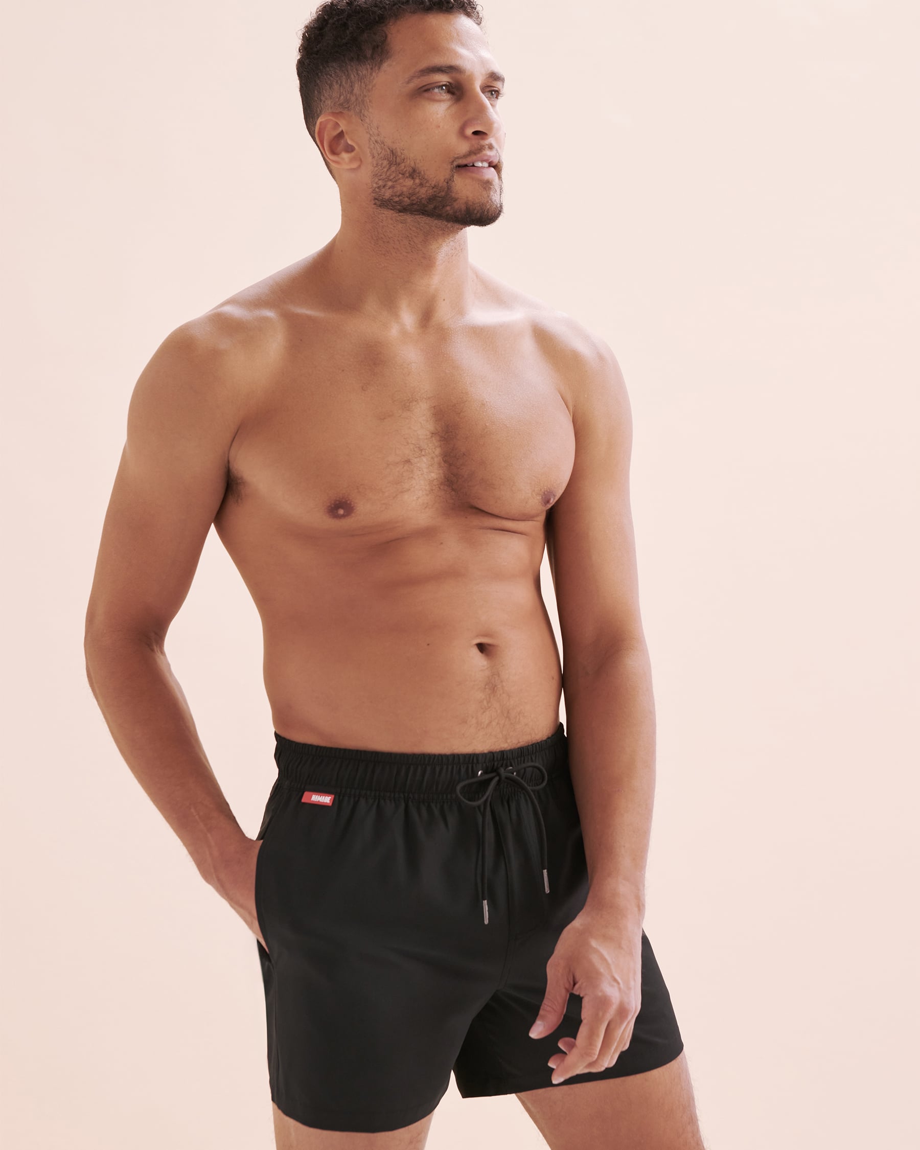 HAMABE Maillot volley avec longue doublure Noir 03100052 - Voir7