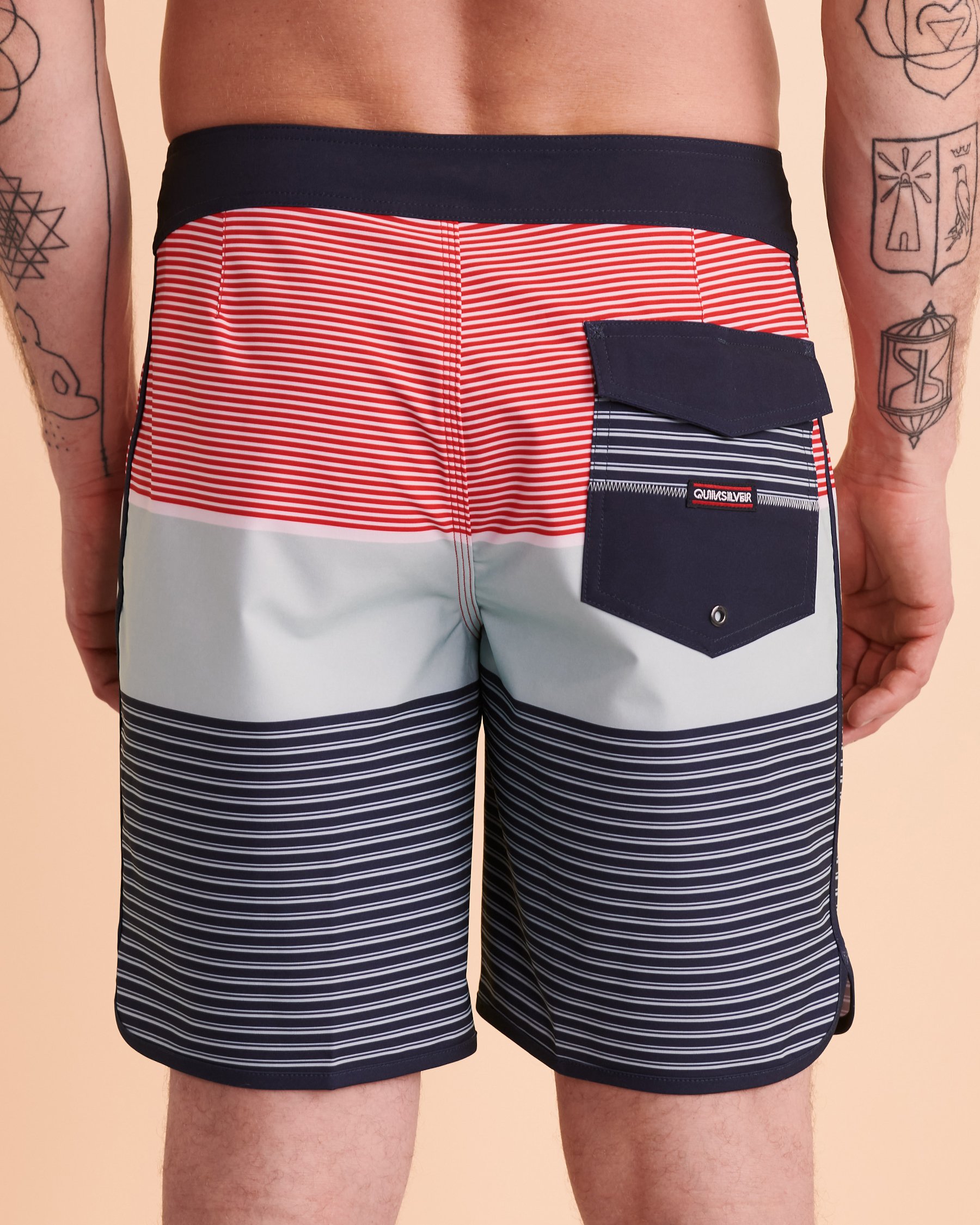 QUIKSILVER SURFSILK TIJUANA Boardshort Swimsuit Stripes EQYBS04652 - View2