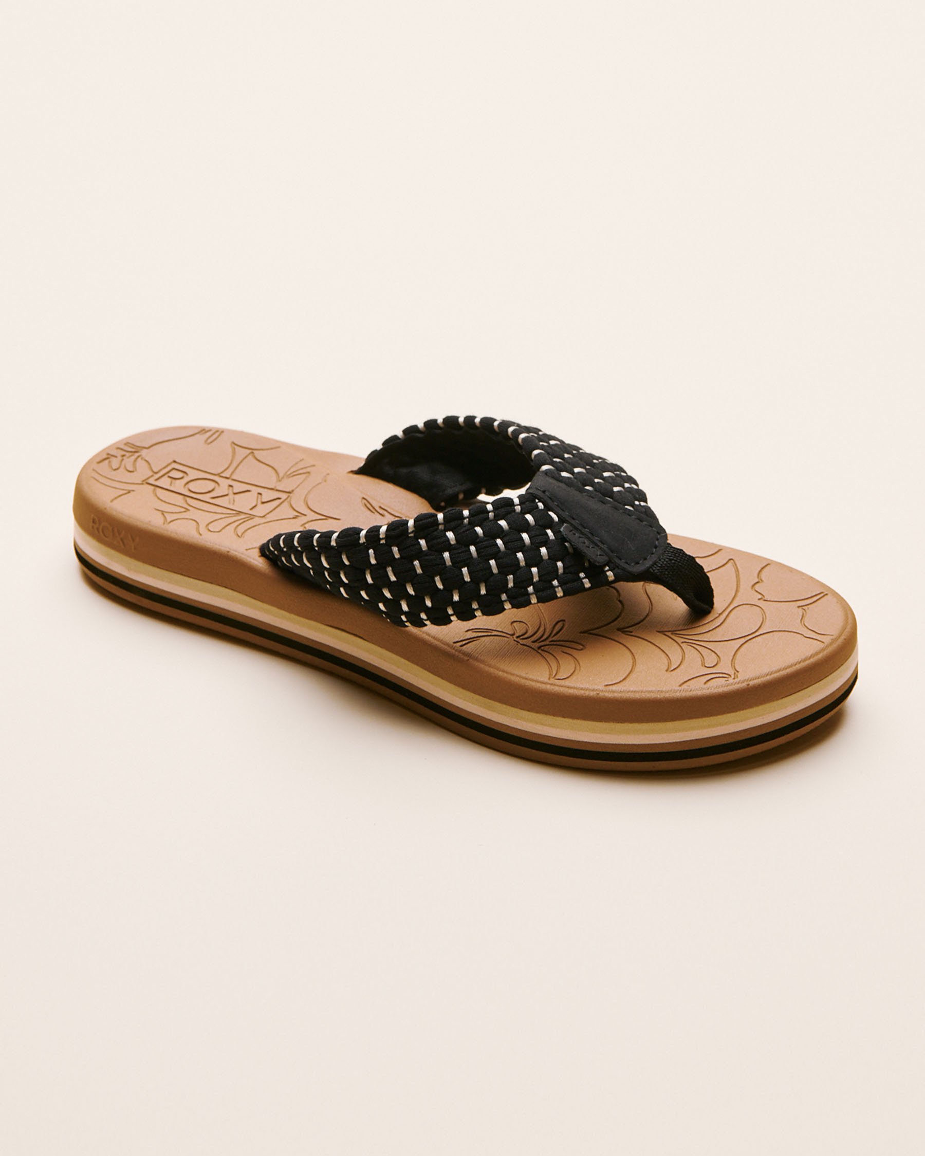 ROXY Colbee Hi Slide Sandals Black, Beige, White 14039293 - View5