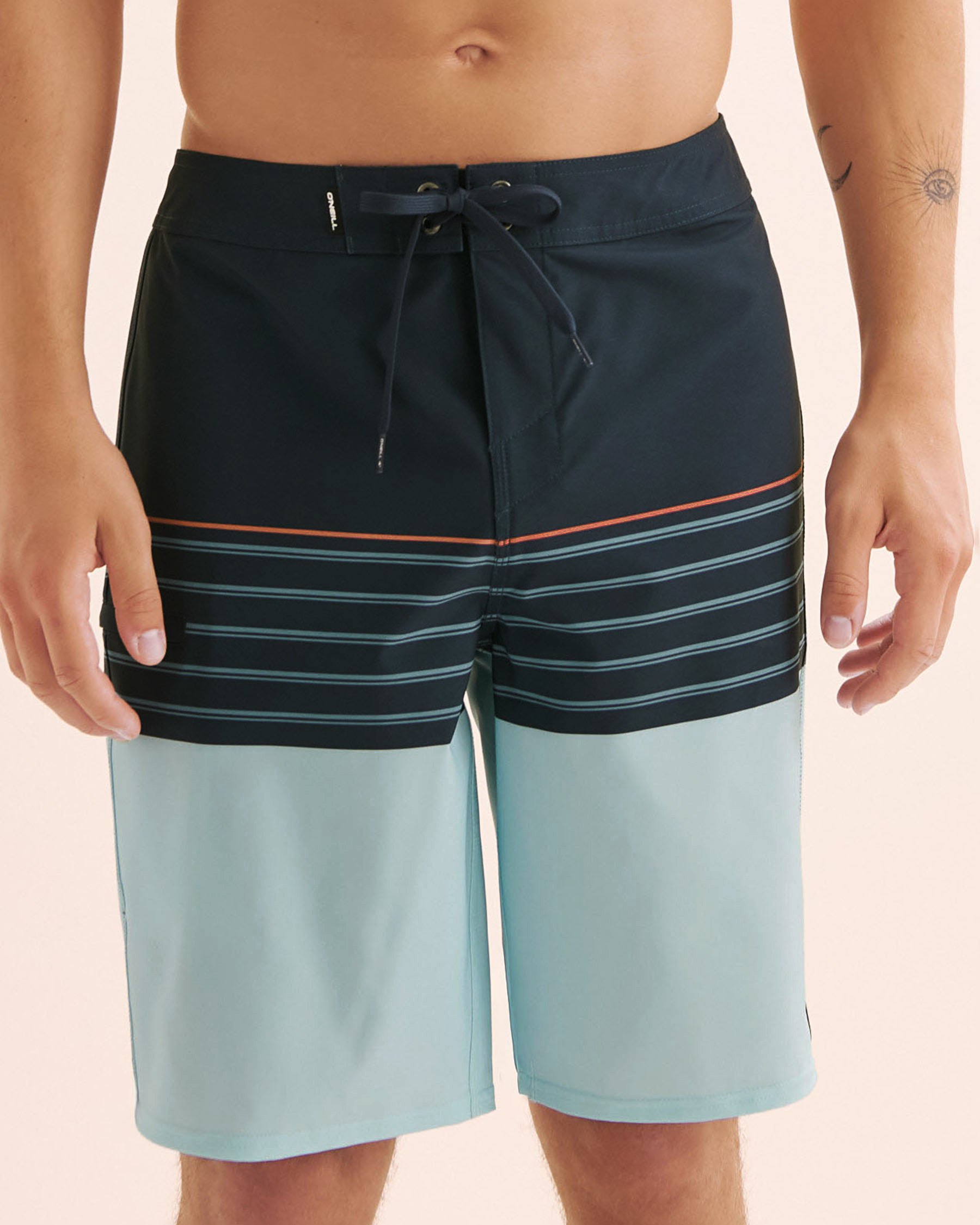 O'NEILL Maillot Boardshort Hyperfreak Heat Stripe 21'' Bleu et orange SP5106007 - Voir4