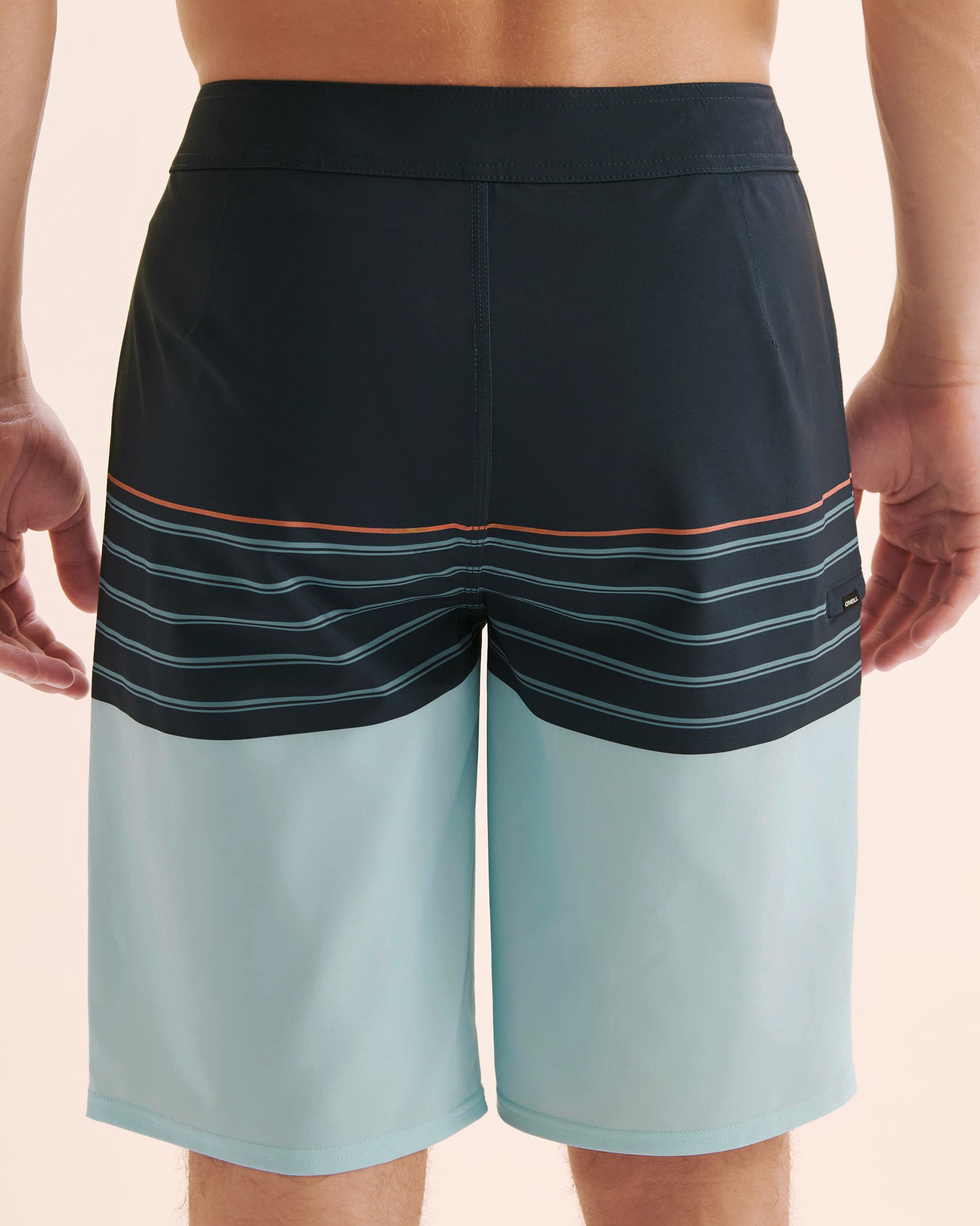 O'NEILL Maillot Boardshort Hyperfreak Heat Stripe 21'' Bleu et orange SP5106007 - Voir5