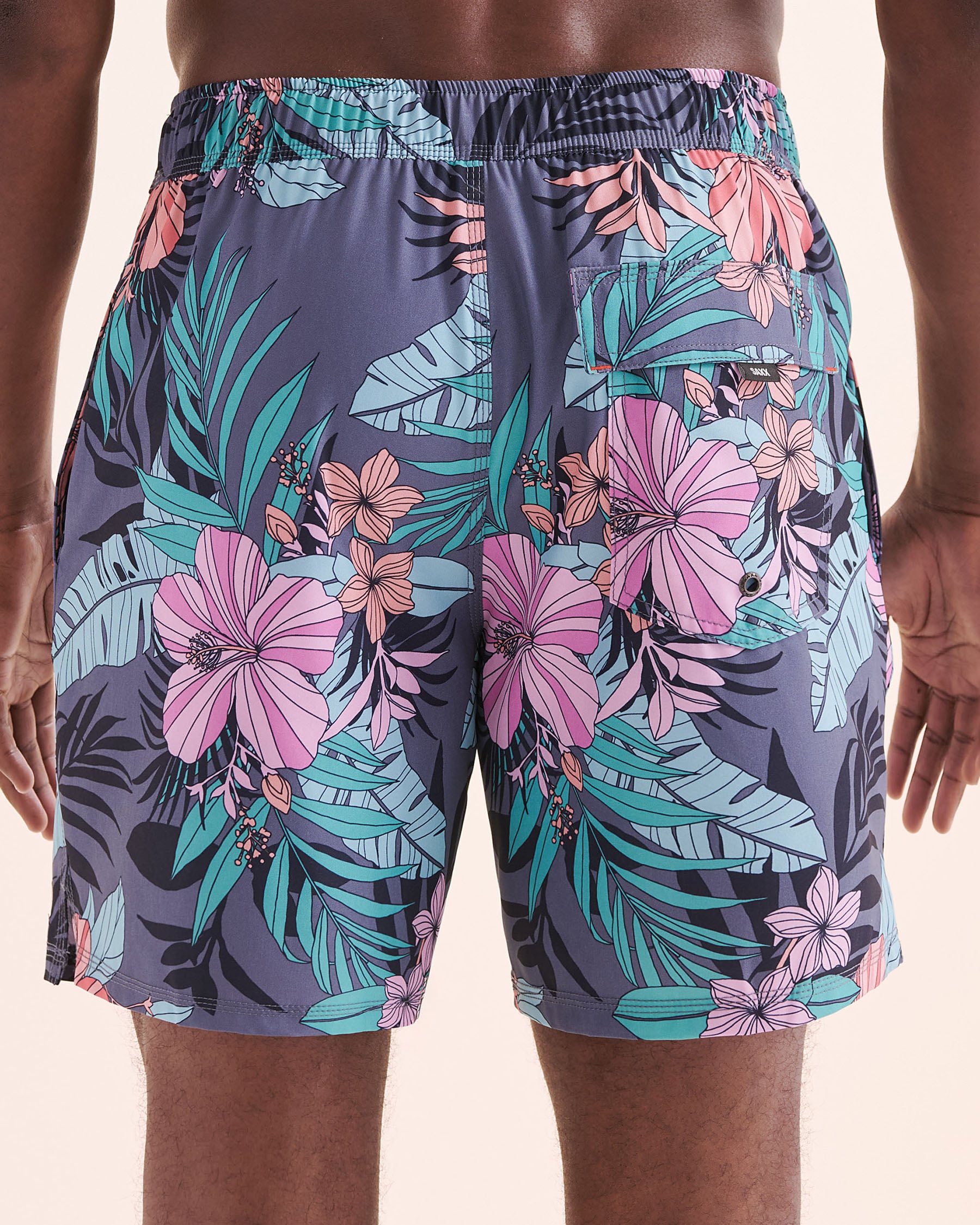 SAXX Maillot volley 2 en 1 Oh Buoy Bleu et rose SXSW04L - Voir6