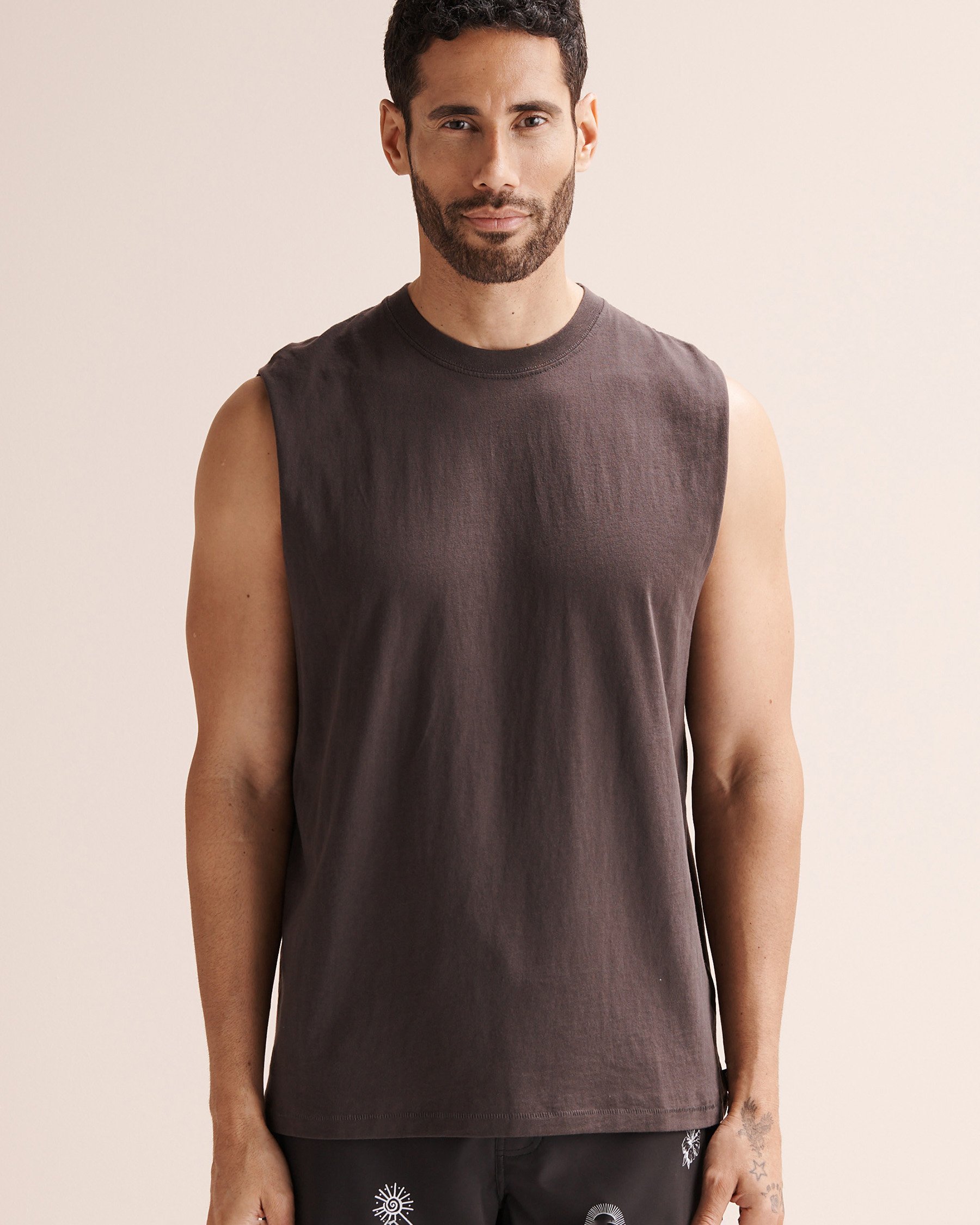 RIP CURL Camisole Plain Wash Muscle Noir 0BVMTE - Voir4