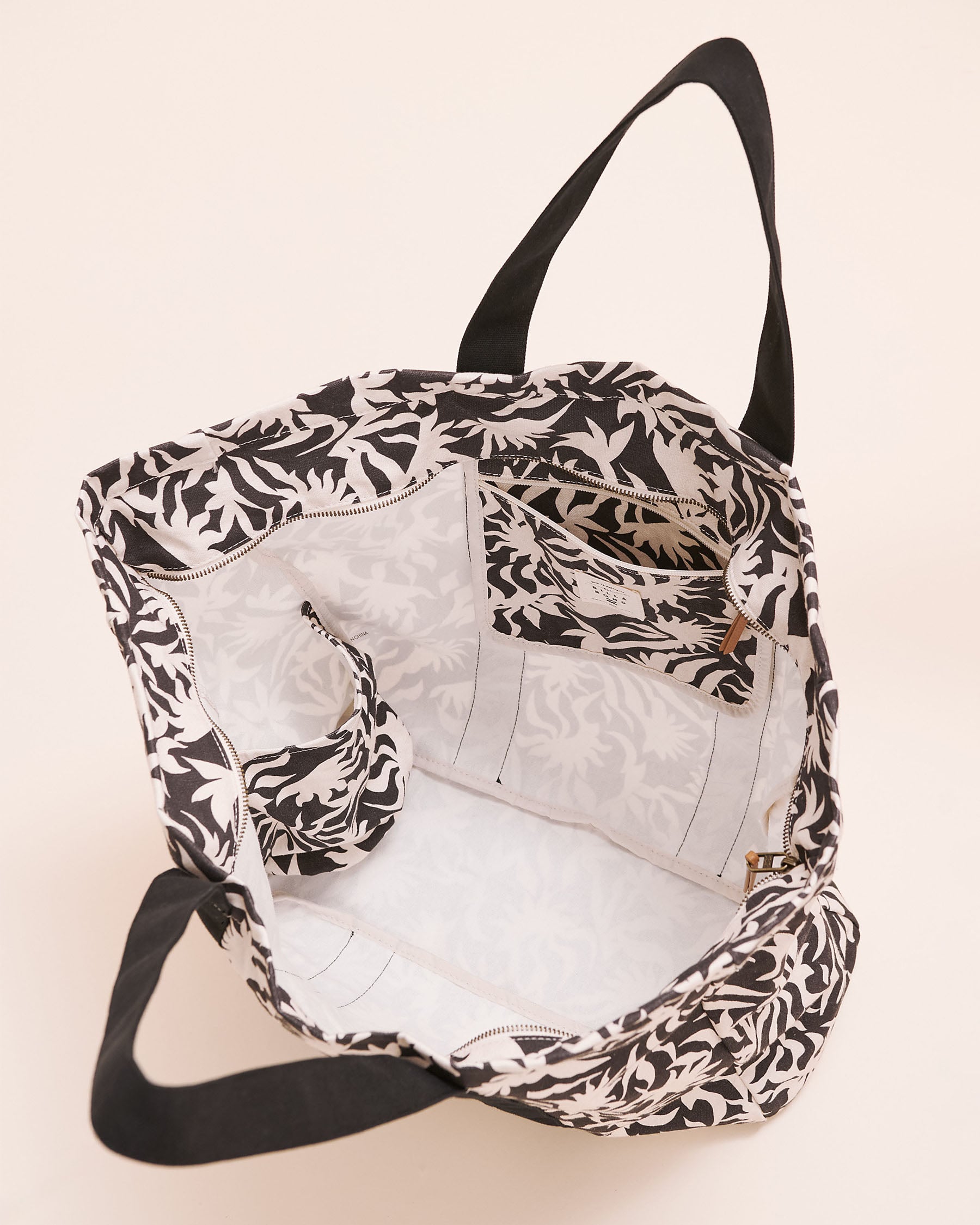 BILLABONG Sac de plage Poppins Noir et blanc 24E651503 - Voir2