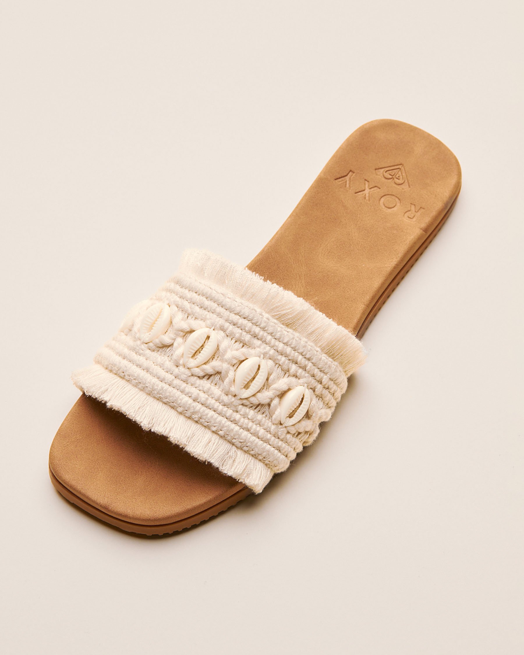 ROXY Positano Slide Beige and white 13901837 - View3
