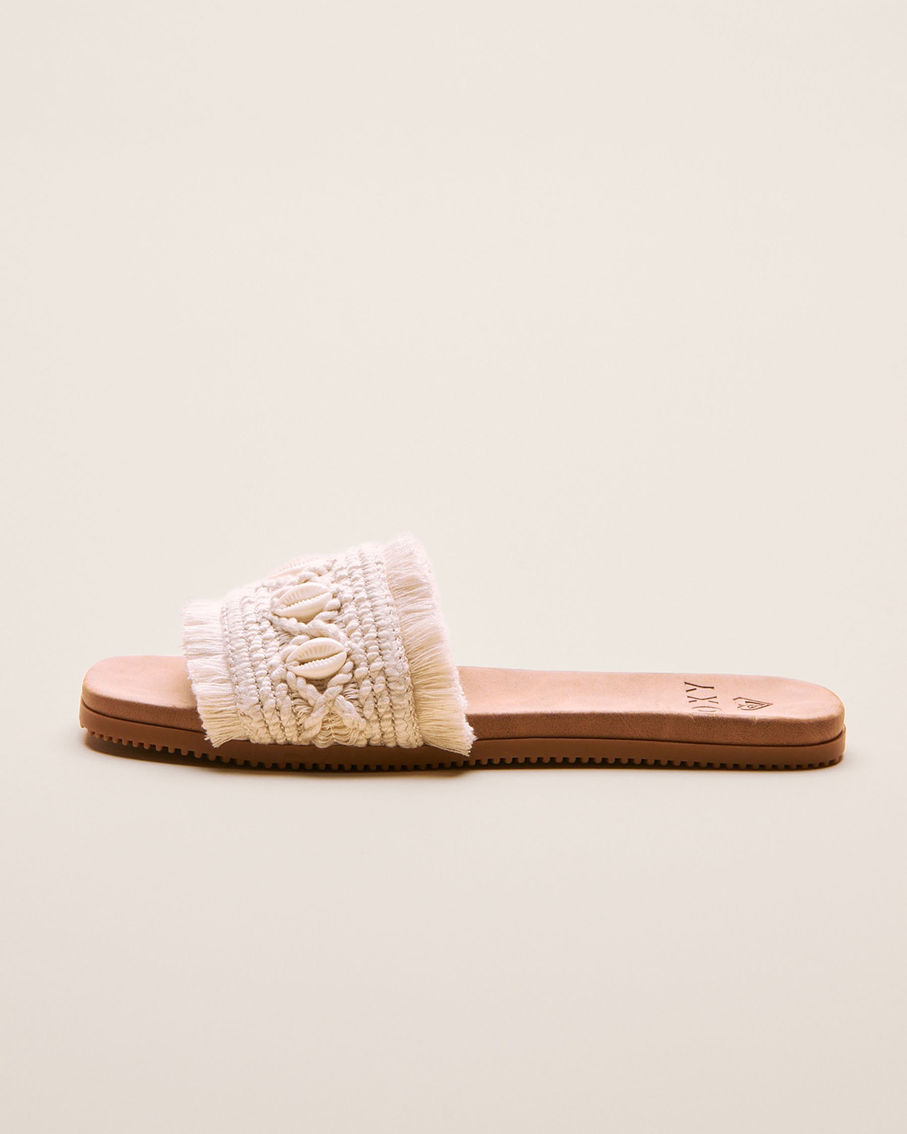 ROXY Positano Slide Beige and white 13901837 - View4