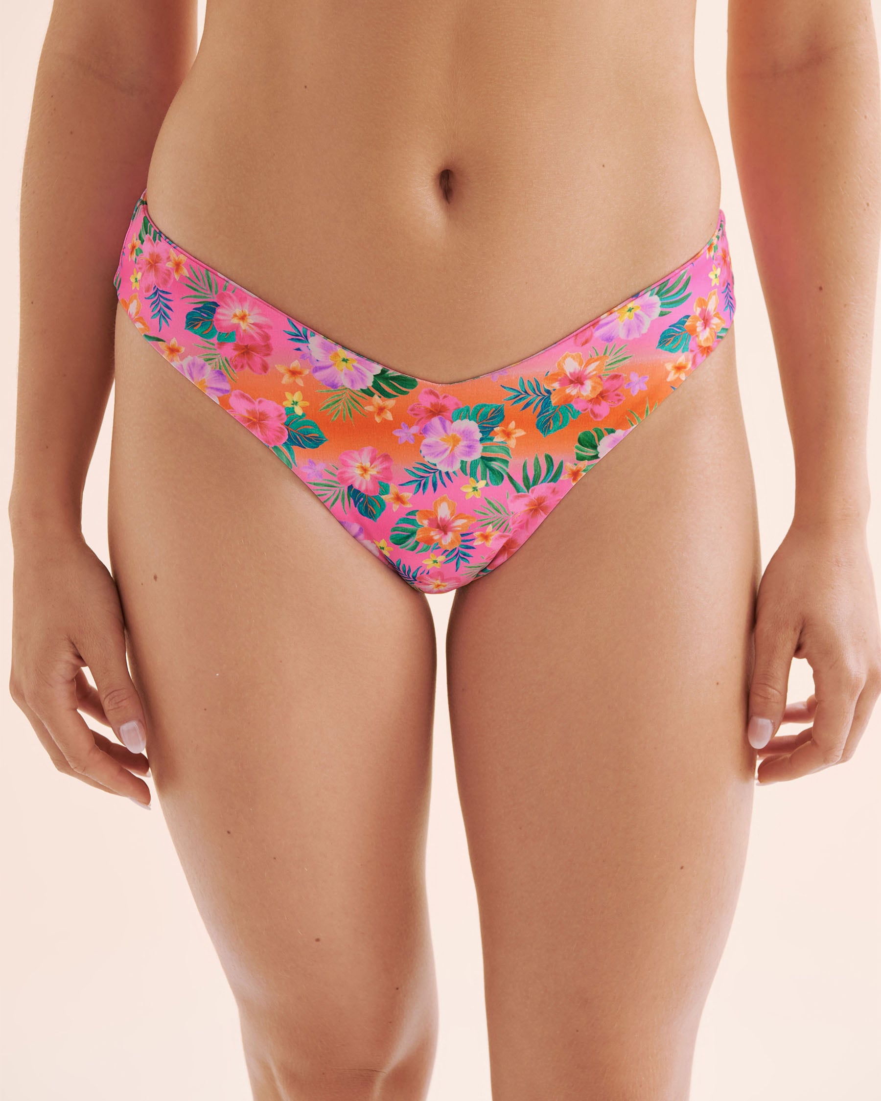 KULANI KINIS Summer Glow Cheeky Bikini Bottom Fuchsia Pink BOT216SUGL - View5