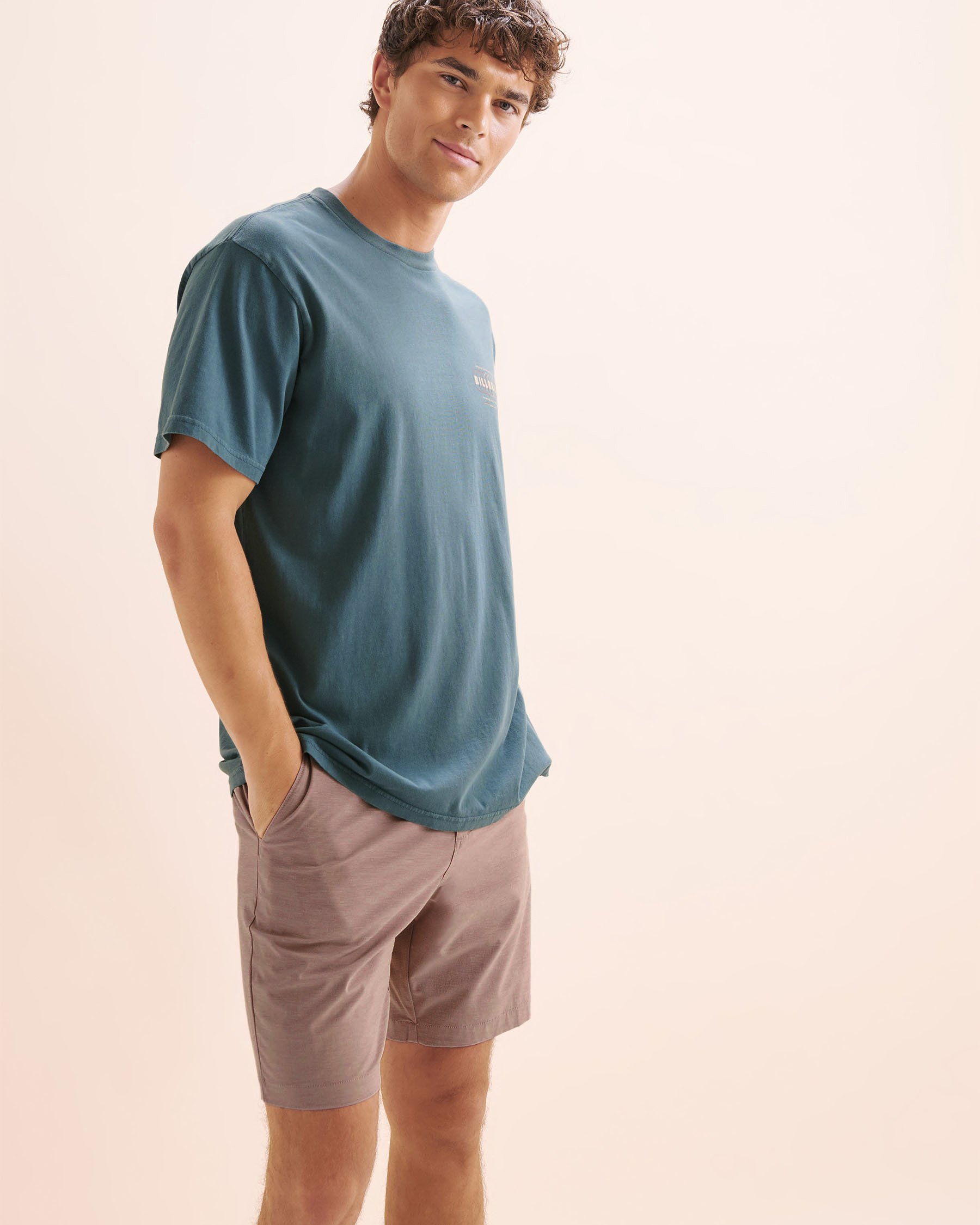BILLABONG T-shirt premium à manches courtes South Runner Bleu rustique 24A524502 - Voir1