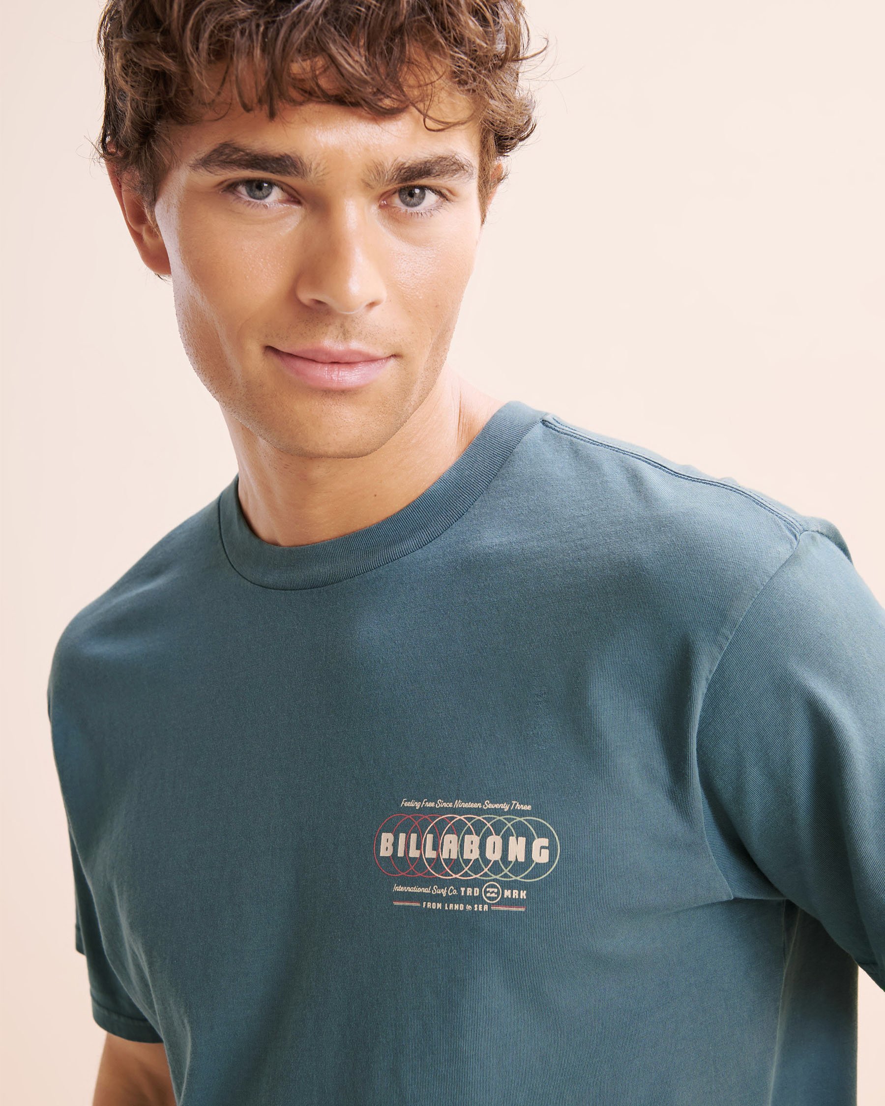 BILLABONG T-shirt premium à manches courtes South Runner Bleu rustique 24A524502 - Voir3