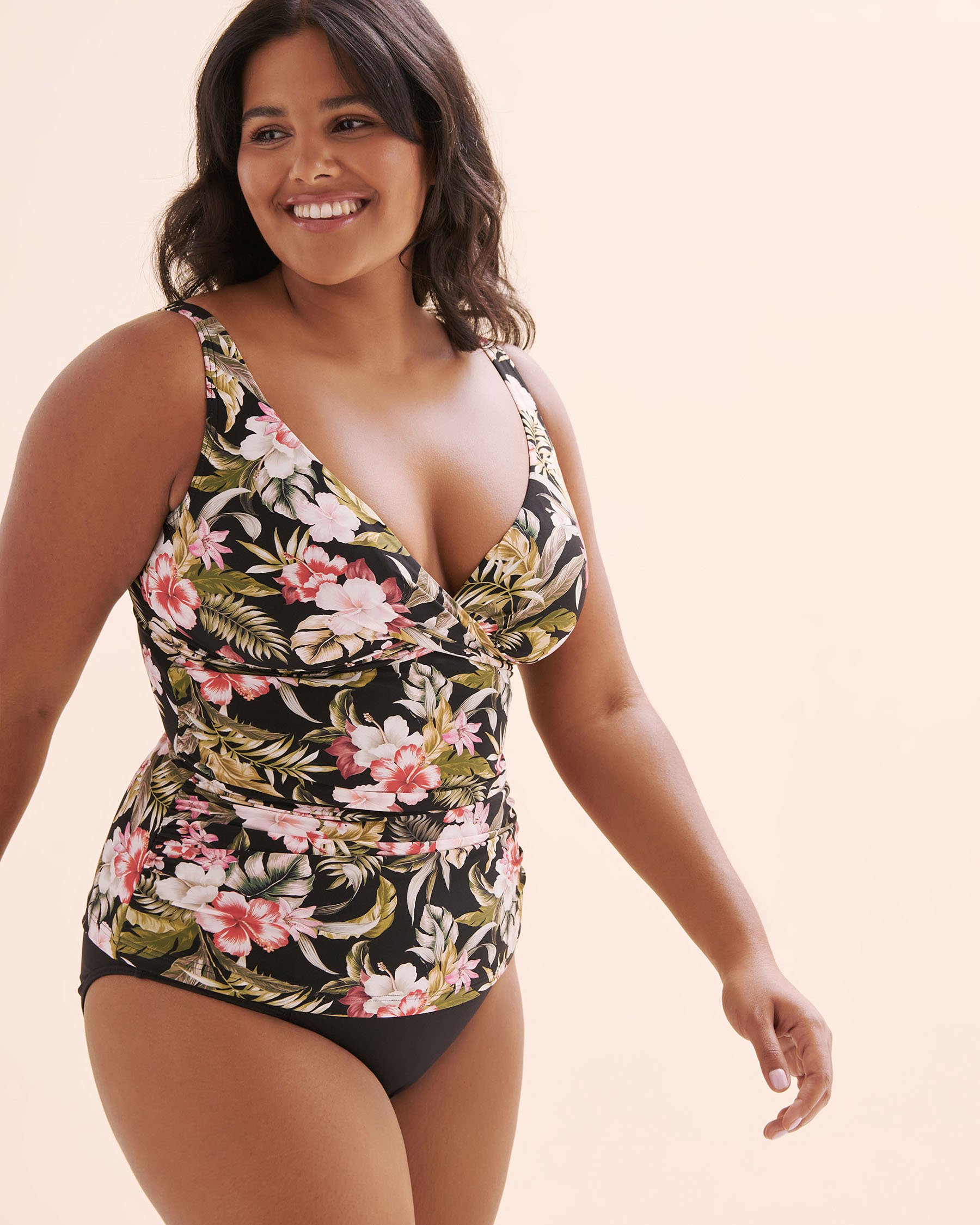 ARTESANDS Haut tankini bonnet D Tropisian Delacroix Noir AT3721TN - Voir9