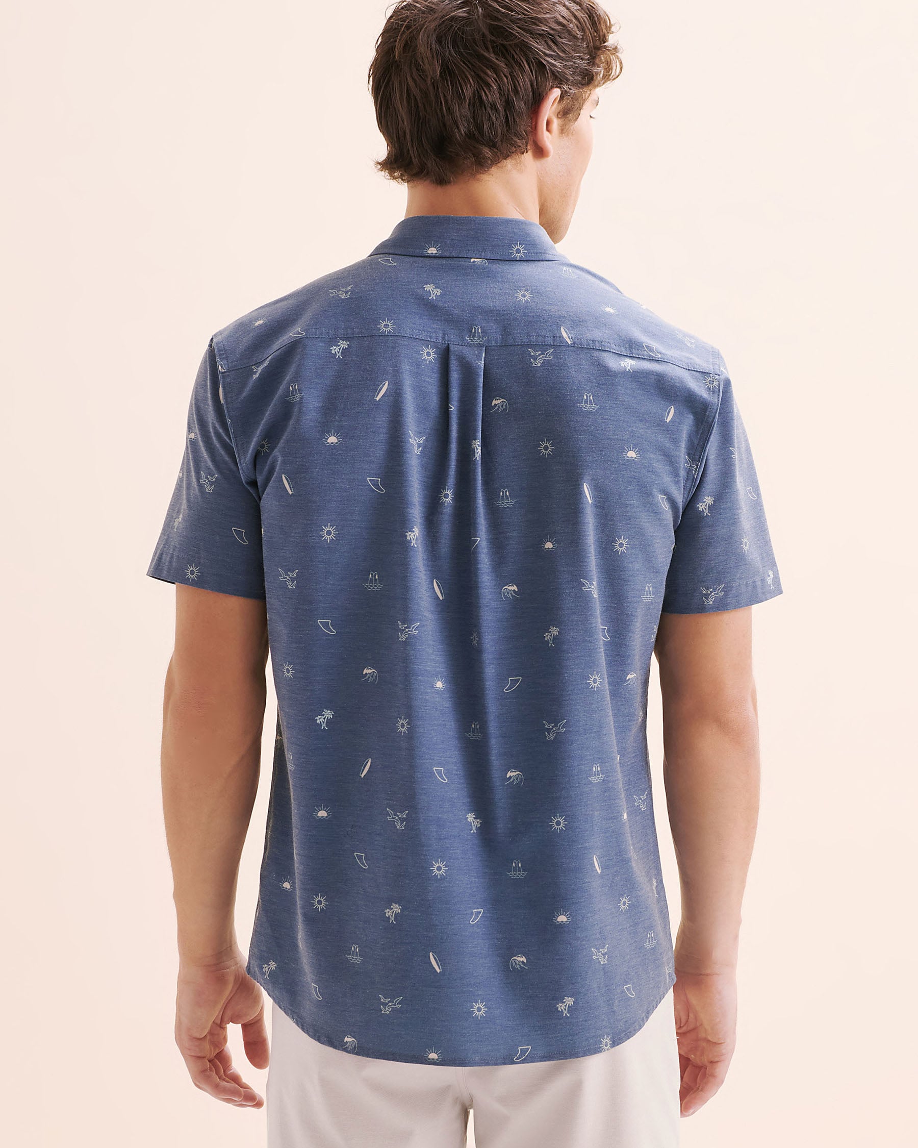 O'NEILL TRVLR UPF Traverse Standard Shirt Blue and white SP5104102 - View2