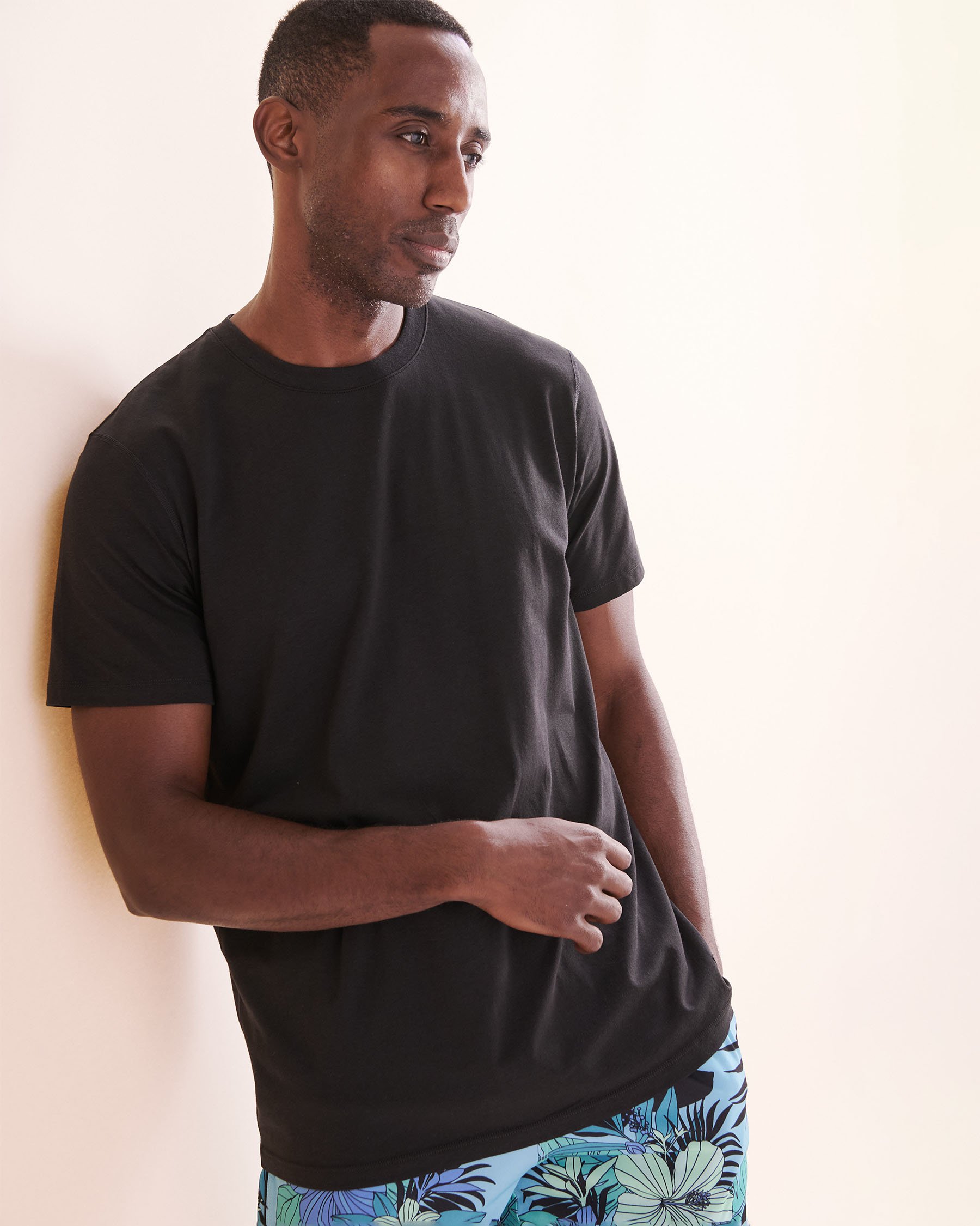 SAXX Cooling Cotton Tee Black SXTS82 - View1