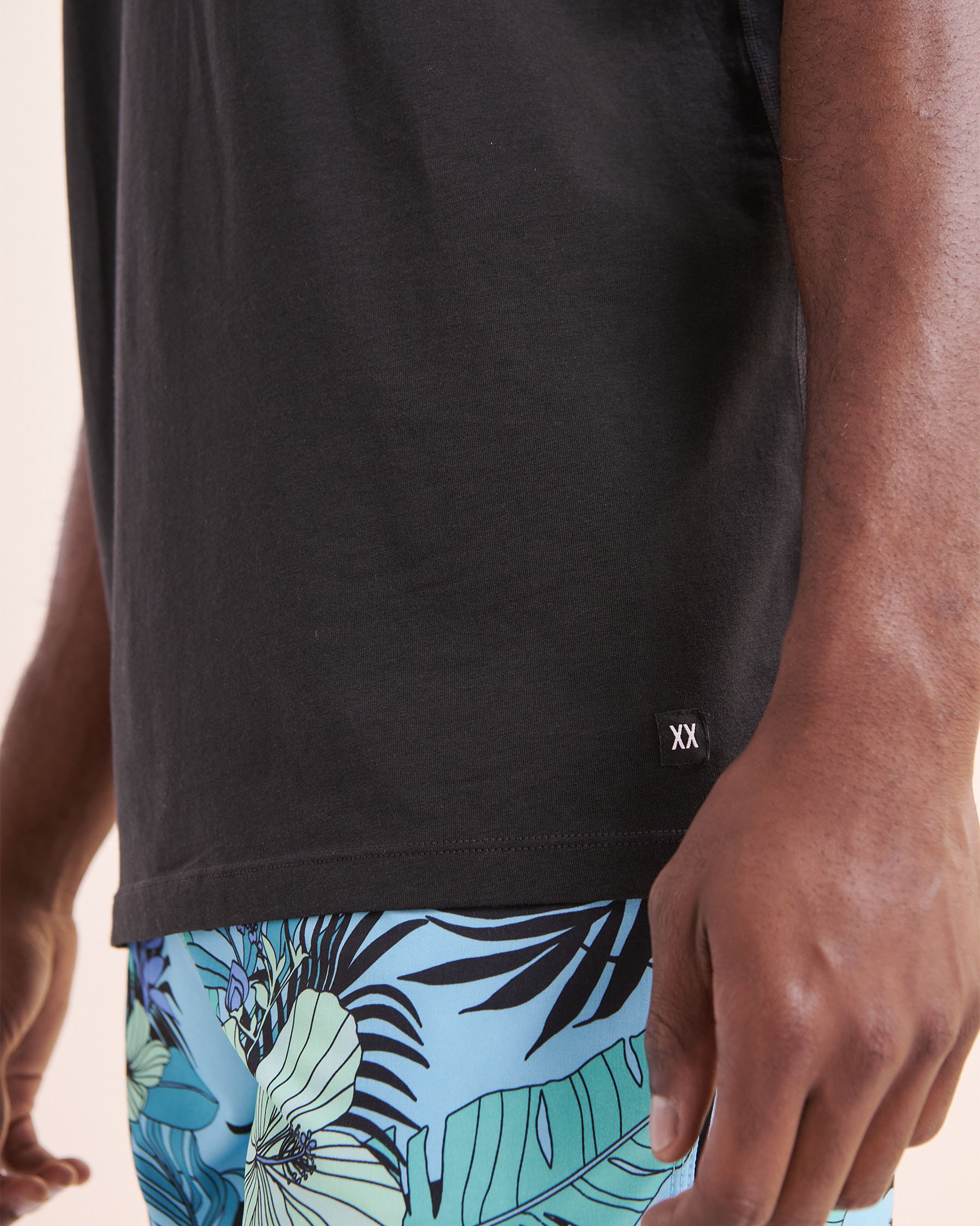 SAXX Cooling Cotton Tee Black SXTS82 - View3