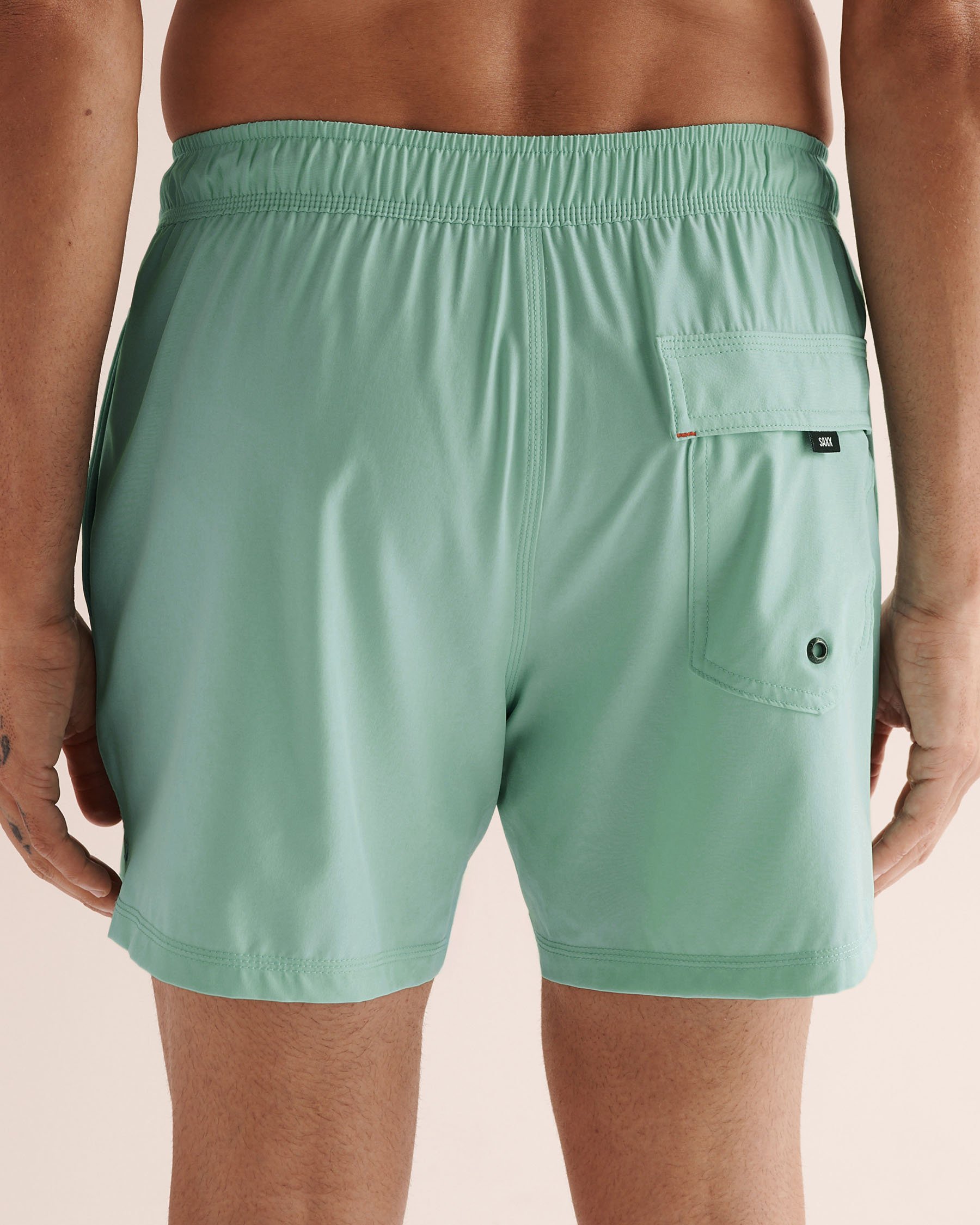 SAXX Maillot volley 2 en 1 extensible 5" avec doublure Oh Buoy Vert menthe SXSW03L - Voir2