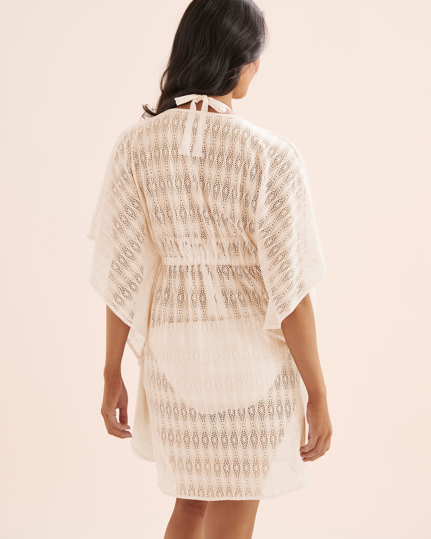 BLEU ROD BEATTIE Sunkissed Crochet Caftan Cover Up White RBSC26801 - View2