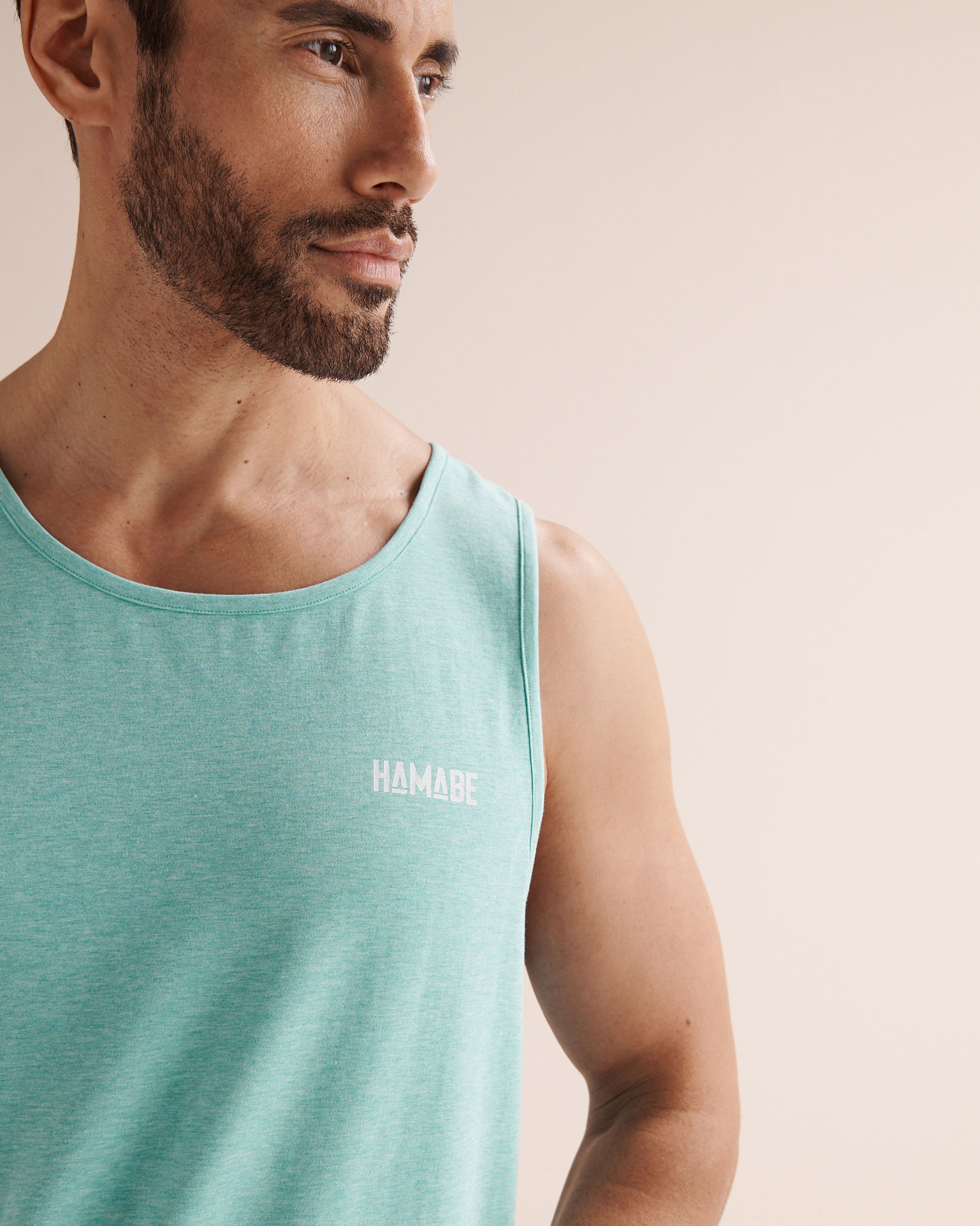 HAMABE Tank Top Radiance Blue 04100055 - View5