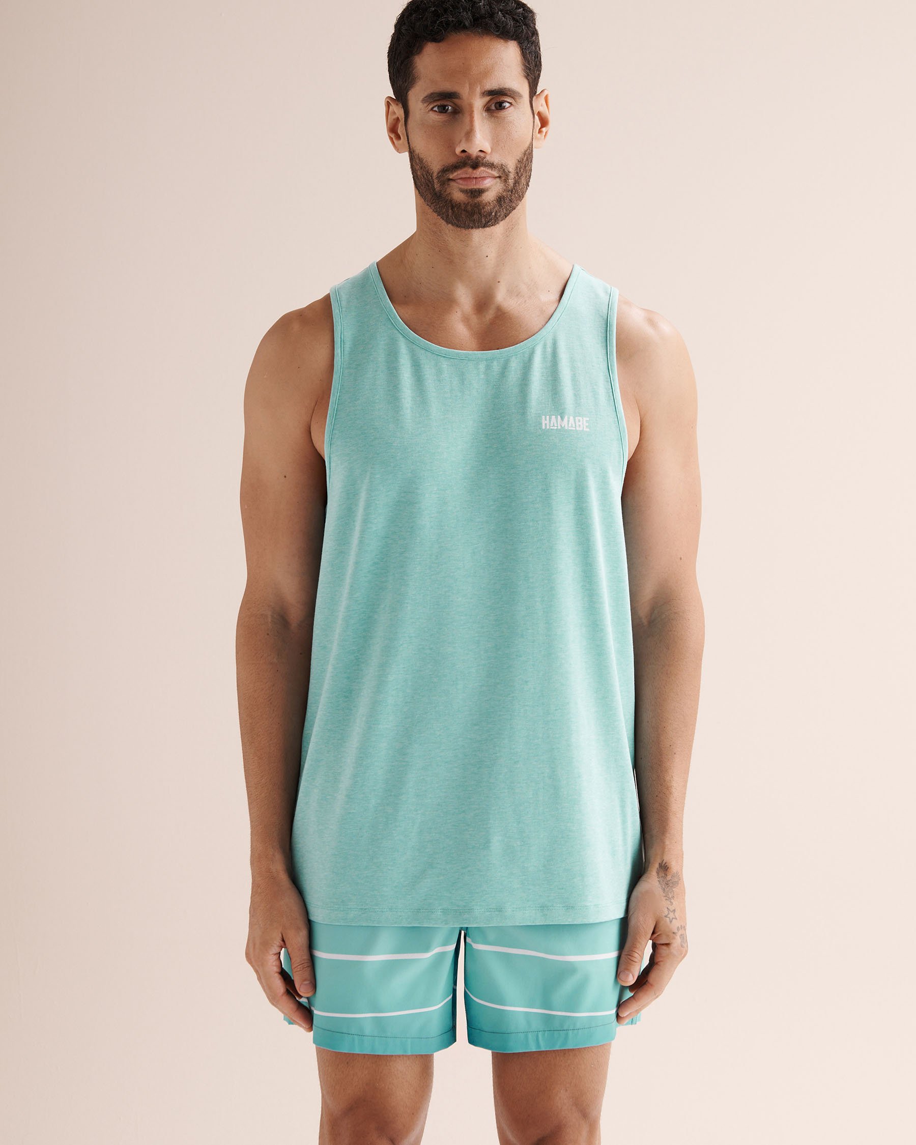 HAMABE Tank Top Radiance Blue 04100055 - View6