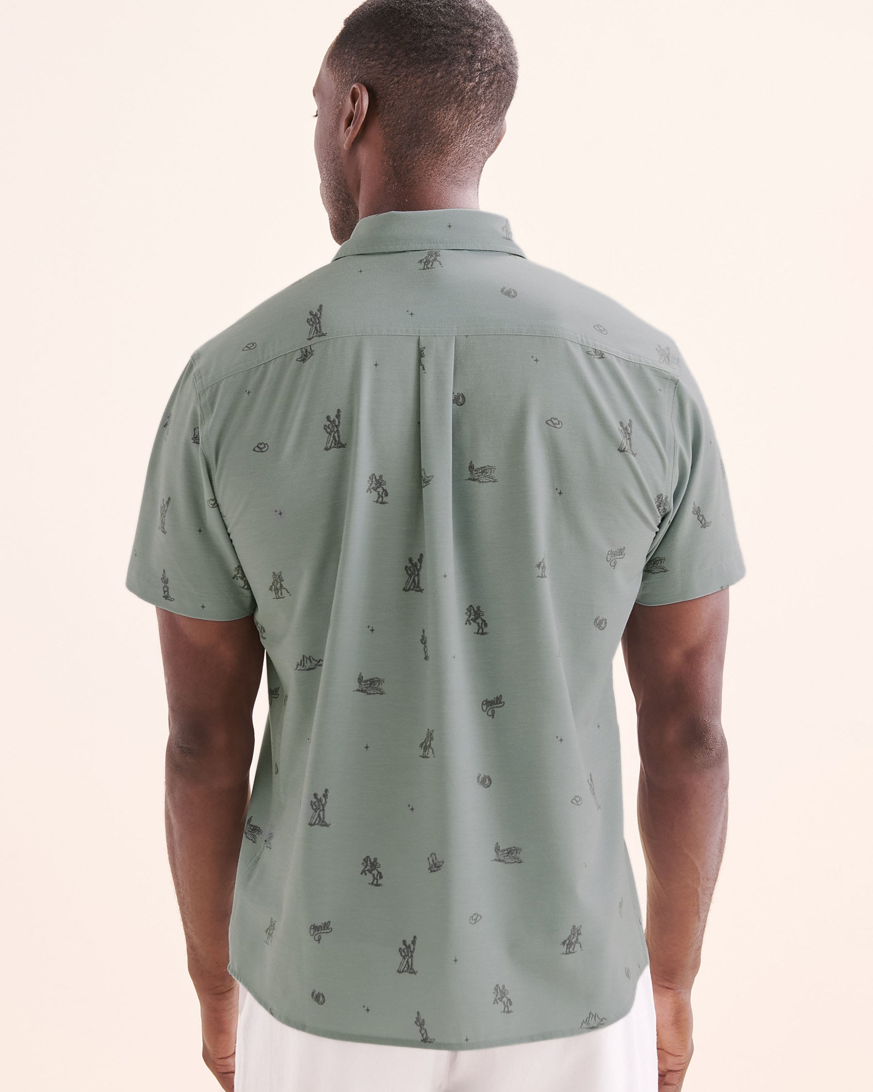 O'NEILL TRLVR Traverse Standard Shirt Lead Green SP2610406 - View2