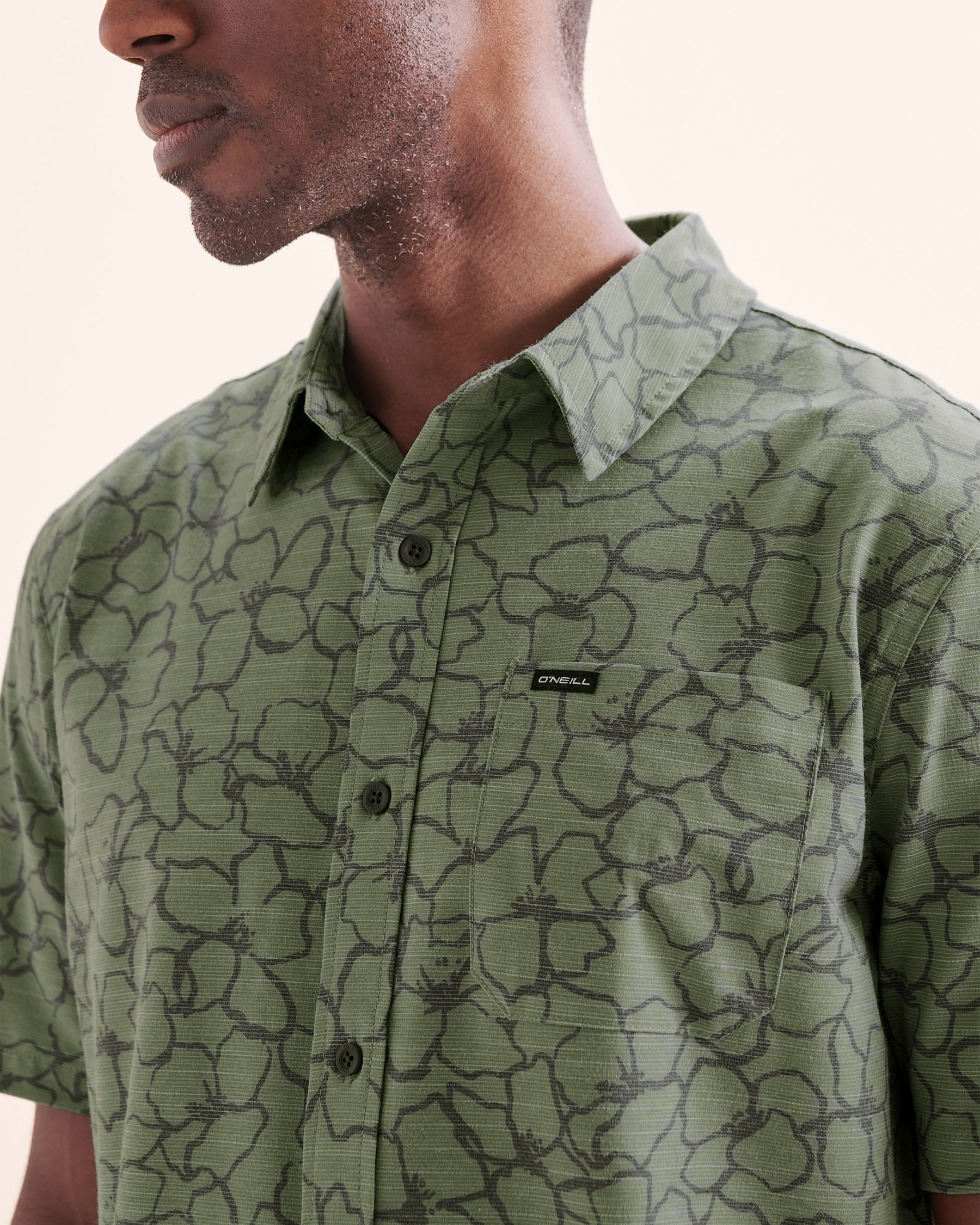 O'NEILL UPF Slub Relaxed Shirt Dark Green SP2610412 - View3