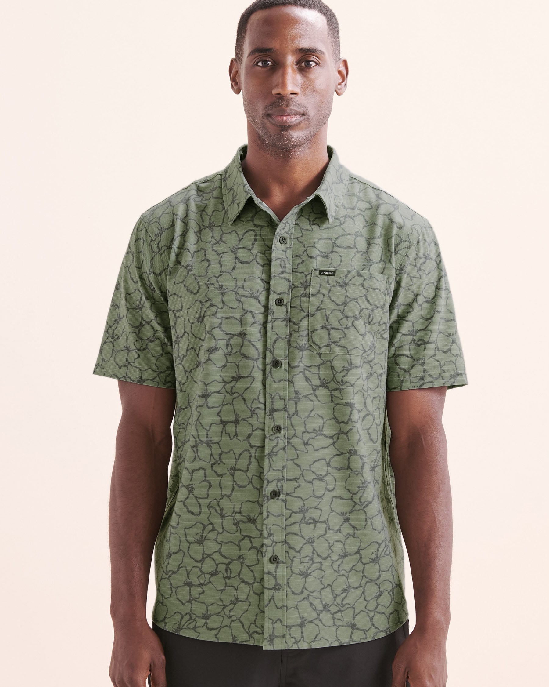 O'NEILL UPF Slub Relaxed Shirt Dark Green SP2610412 - View4