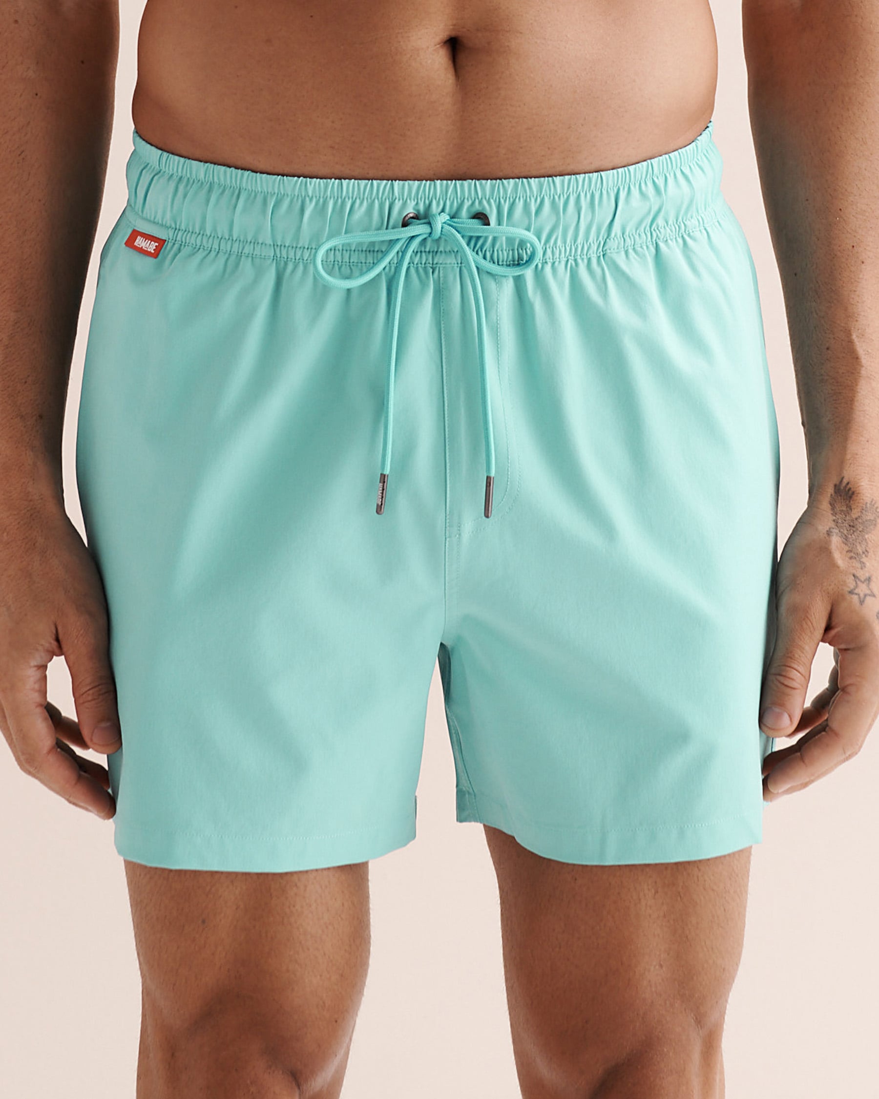 HAMABE Comfort Liner Volley Swimsuit Curacao Blue 03100071 - View1