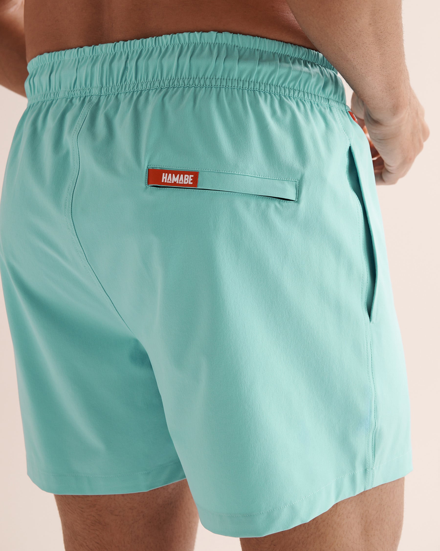 HAMABE Comfort Liner Volley Swimsuit Curacao Blue 03100071 - View3