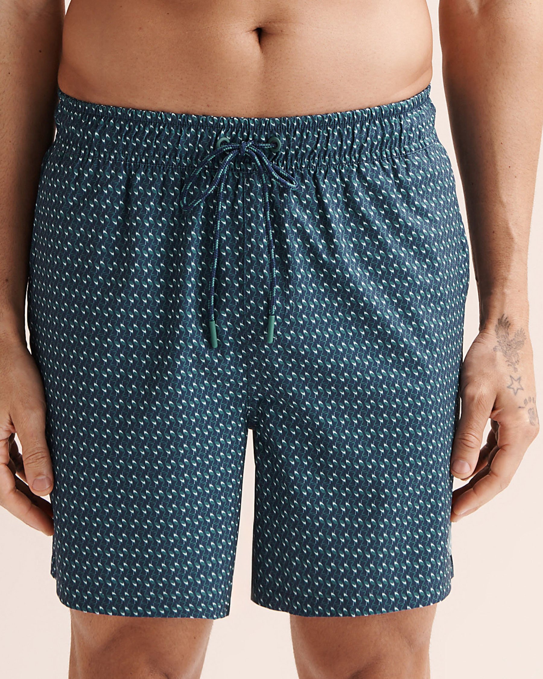 SHORELINE SEVEN Long Liner Volley Swimsuit Blue 03100073 - View1