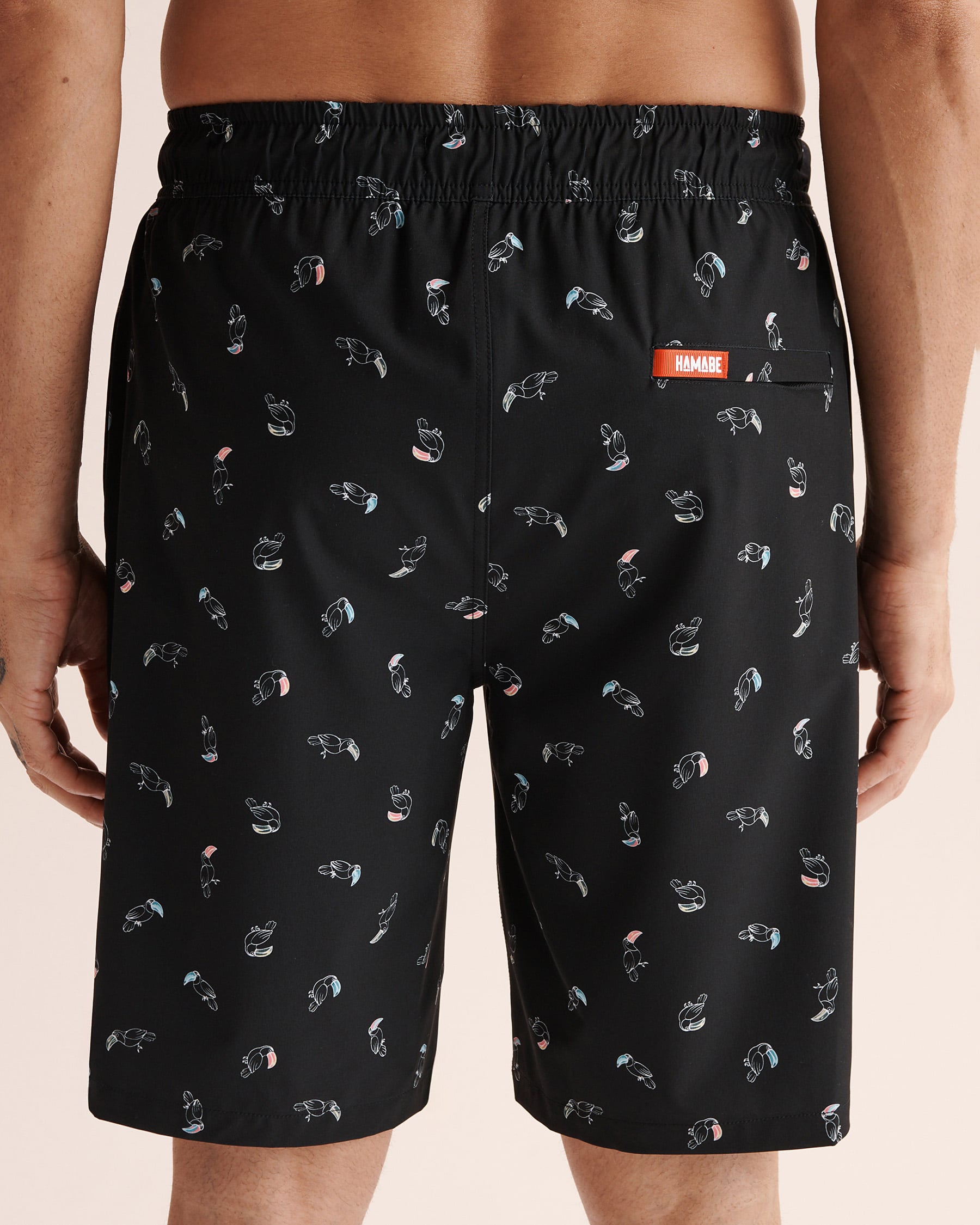 HAMABE Maillot volley long avec doublure confort Noir 03100072 - Voir2