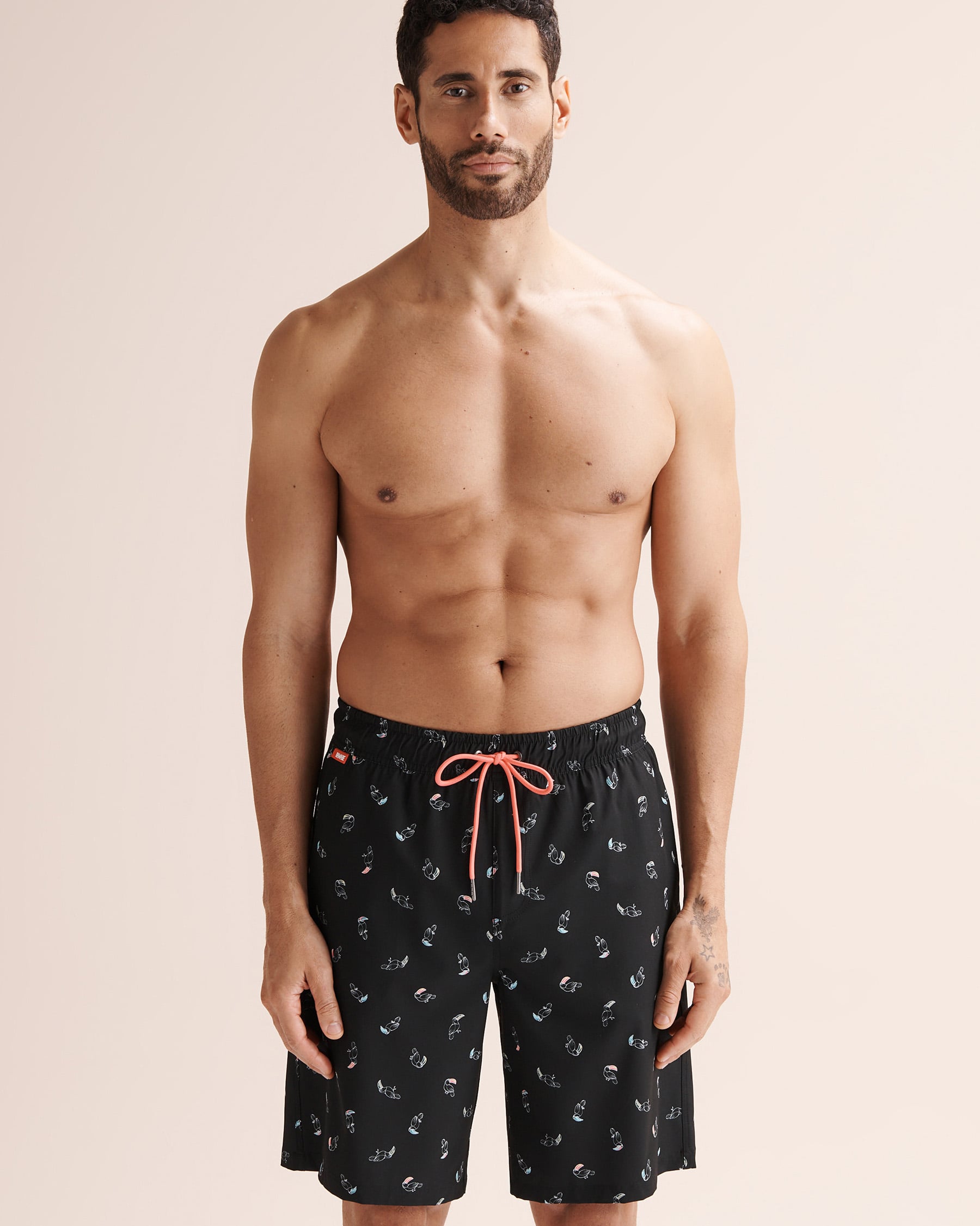 HAMABE Maillot volley long avec doublure confort Noir 03100072 - Voir5