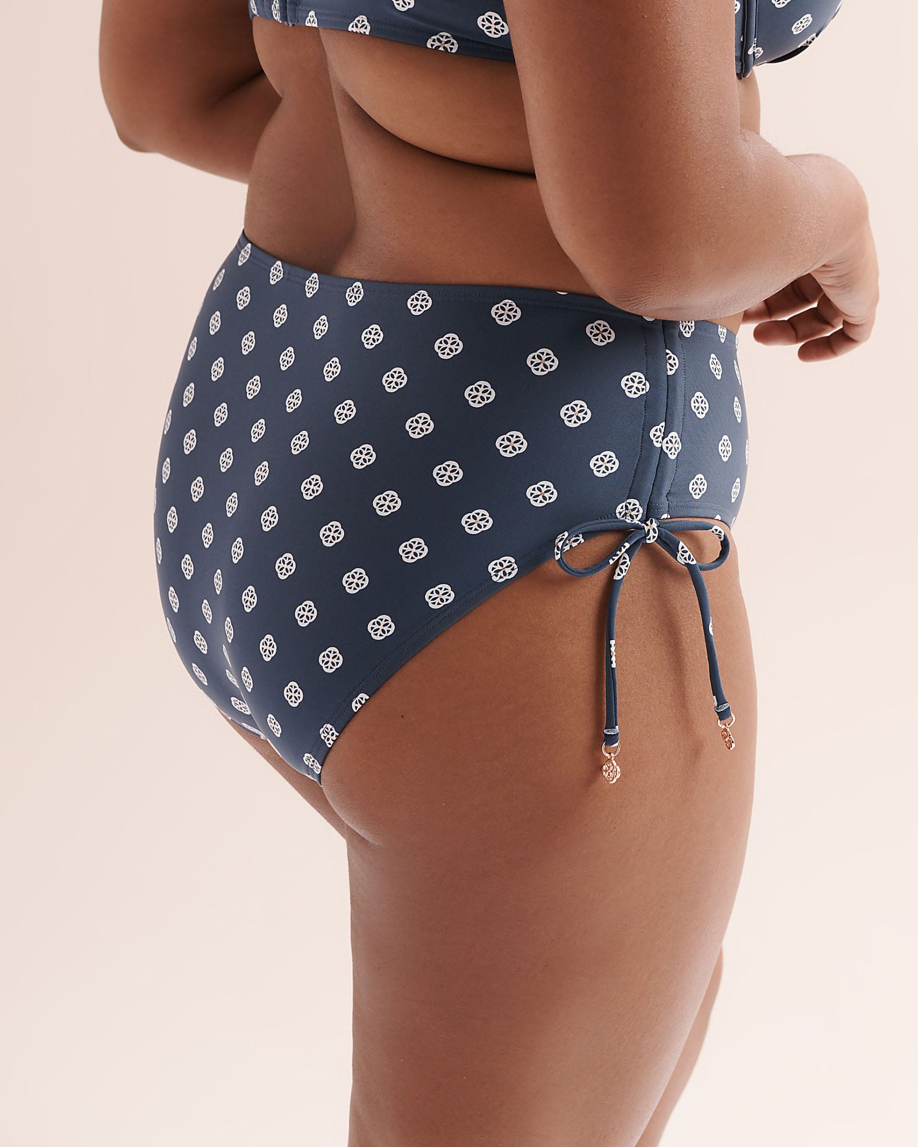 TURQUOISE COUTURE Signature Side Tie Bikini Bottom Blue 01300563 - View6