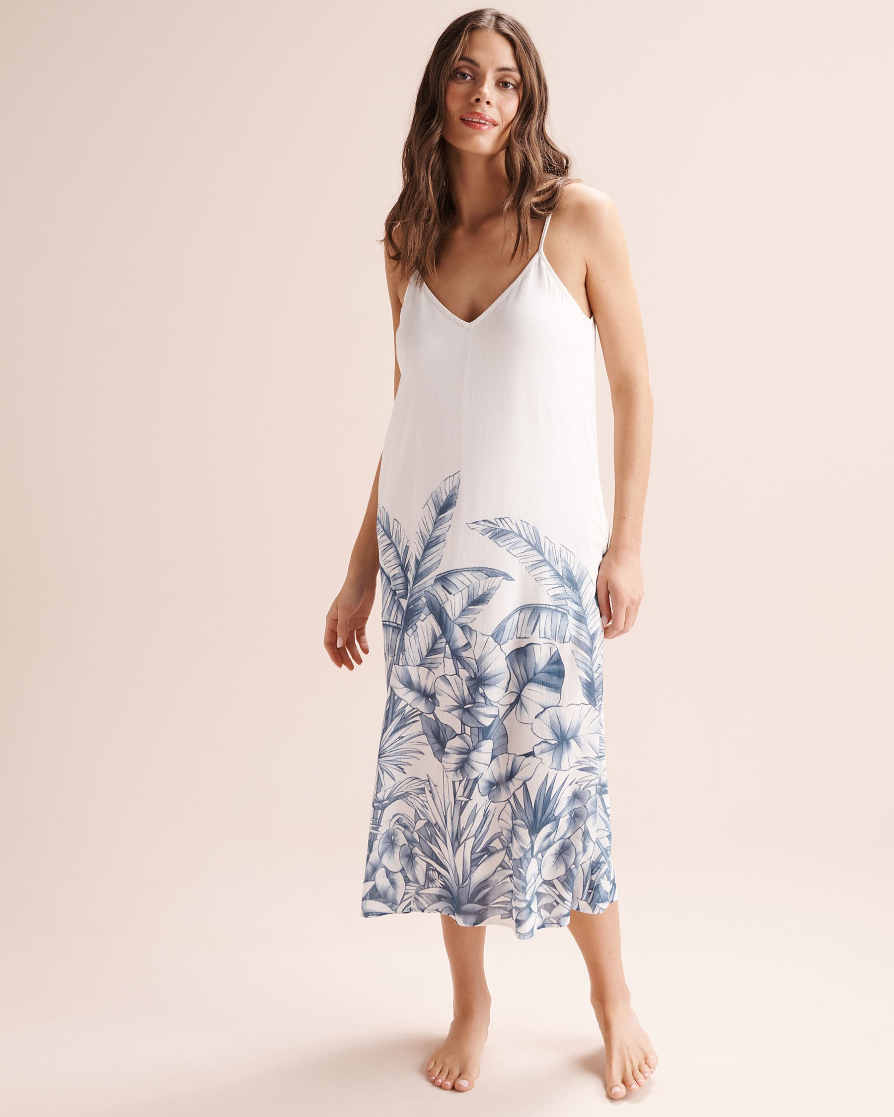 TURQUOISE COUTURE Textured Midi Dress White 02300193 - View7