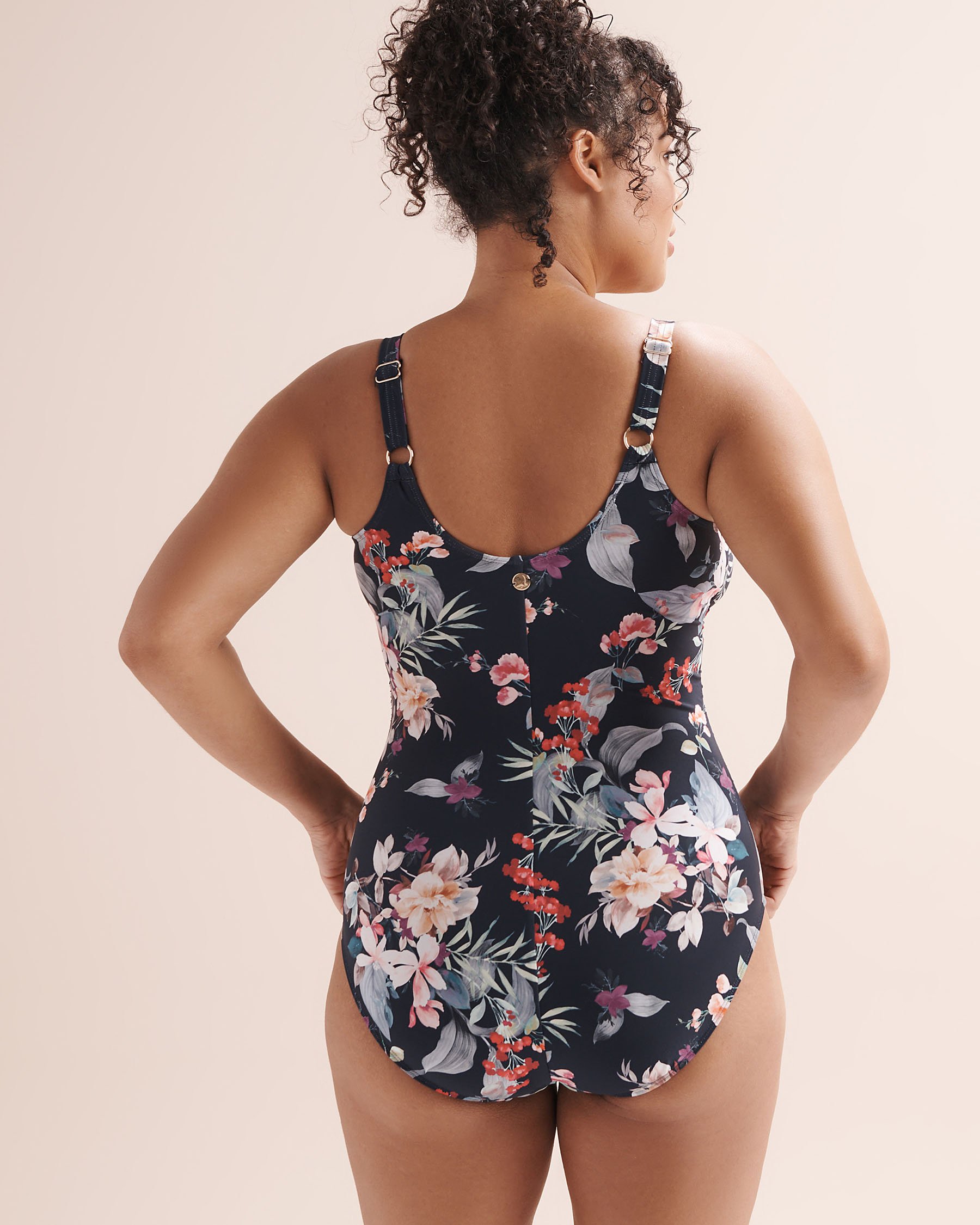 ARTESANDS AD Meloria Delacroix D-G One-Piece Swimsuit Navy Blue AT1720AM - View5
