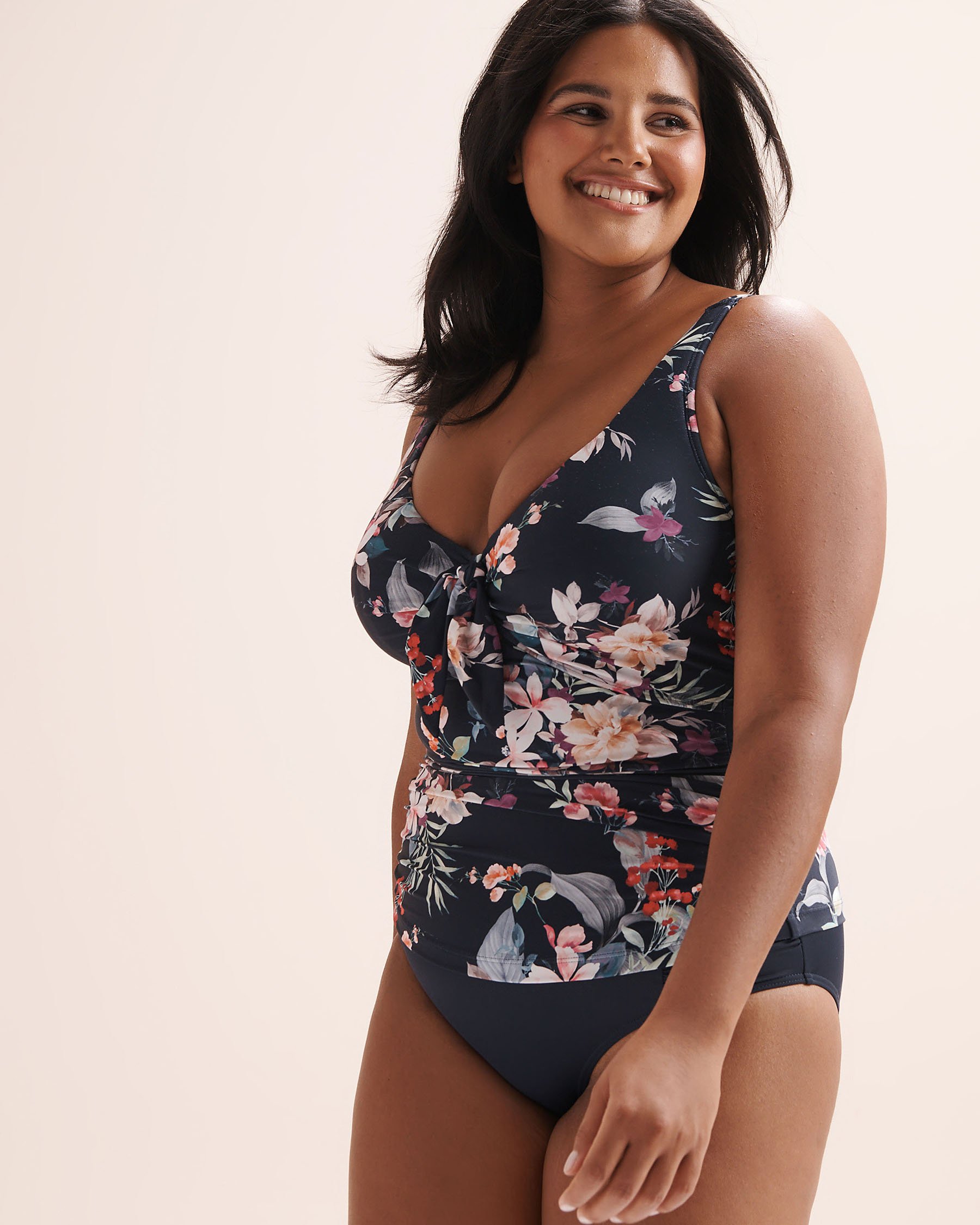 ARTESANDS AD Meloria Cezanne D-DD Cup Tankini Top Navy Blue AT3774AM - View4