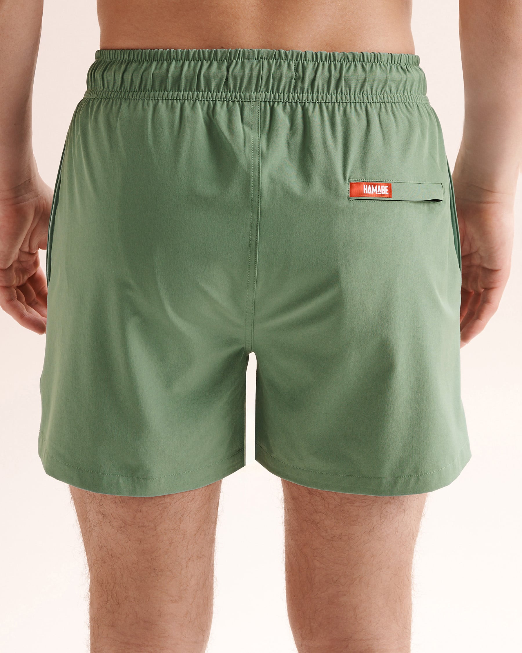 HAMABE Brief Liner Volley Swimsuit Green 03100079 - View4
