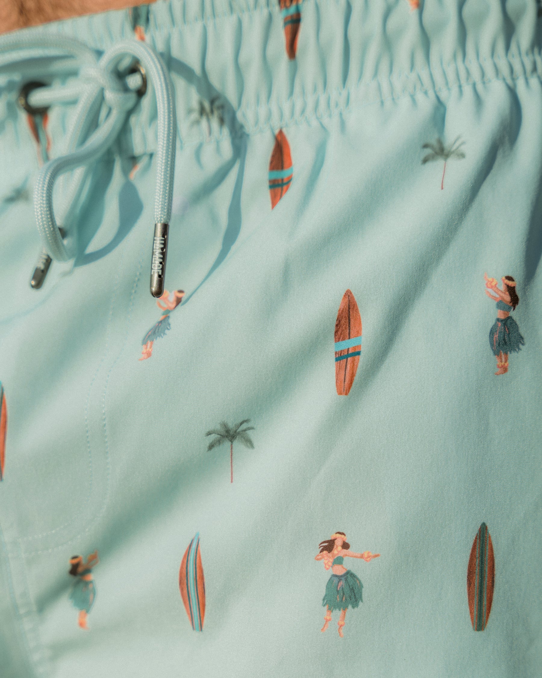 HAMABE Brief Liner Volley Swimsuit Green 03100079 - View4