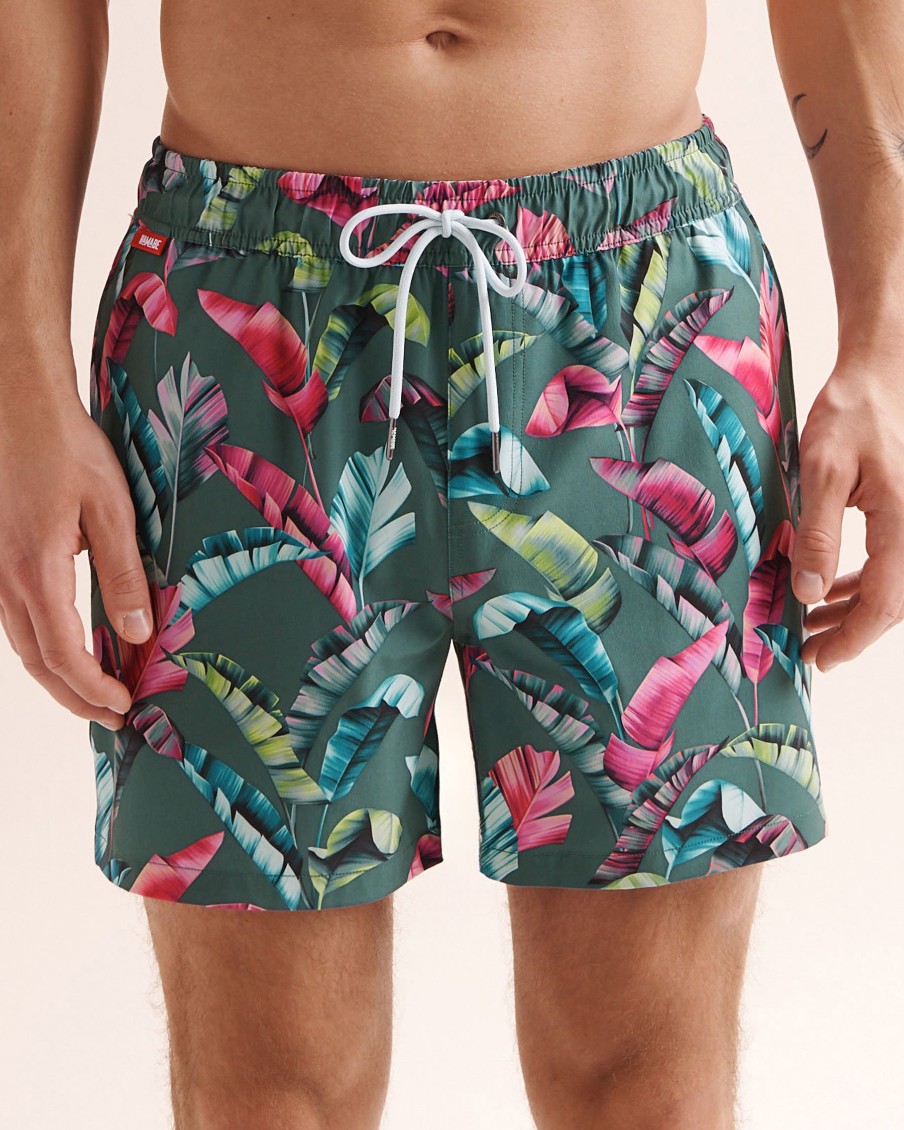 HAMABE Compression Liner Volley Swimsuit Deep Green 03100080 - View5
