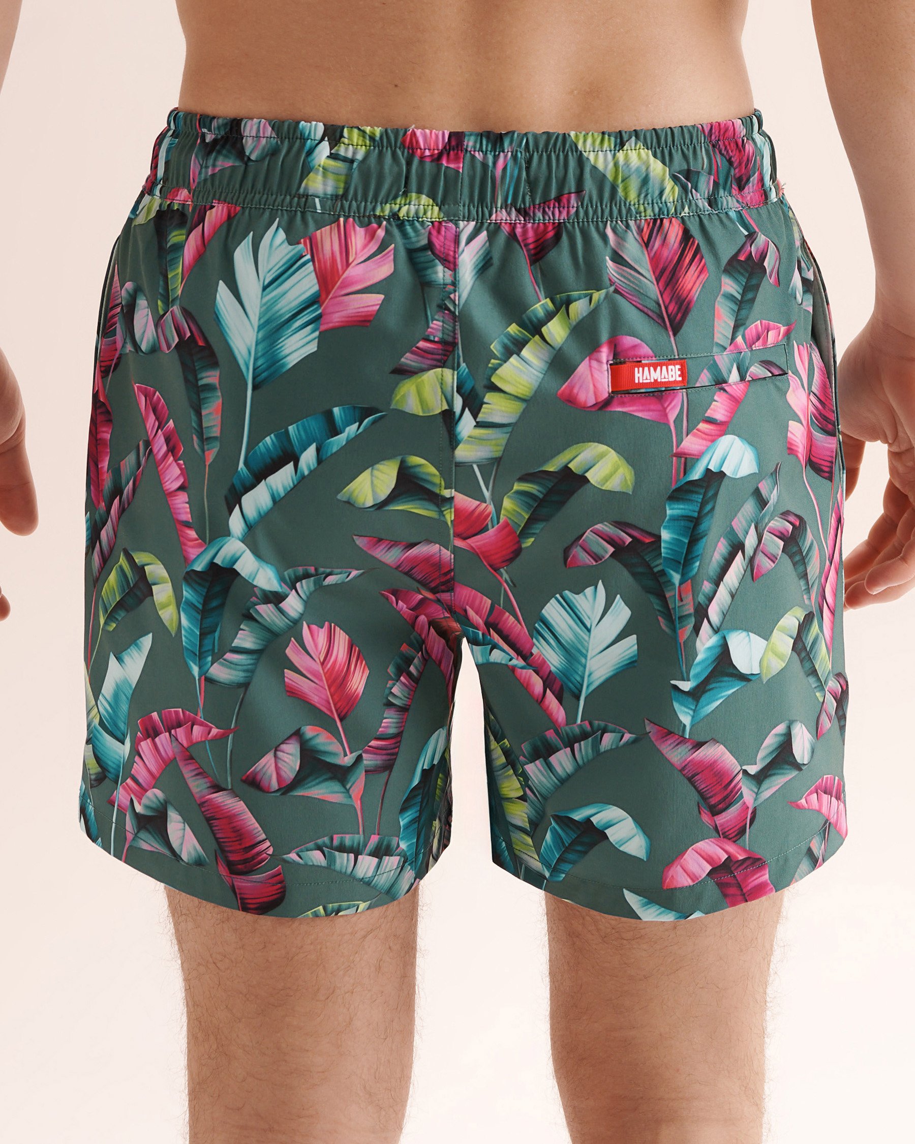 HAMABE Compression Liner Volley Swimsuit Deep Green 03100080 - View6