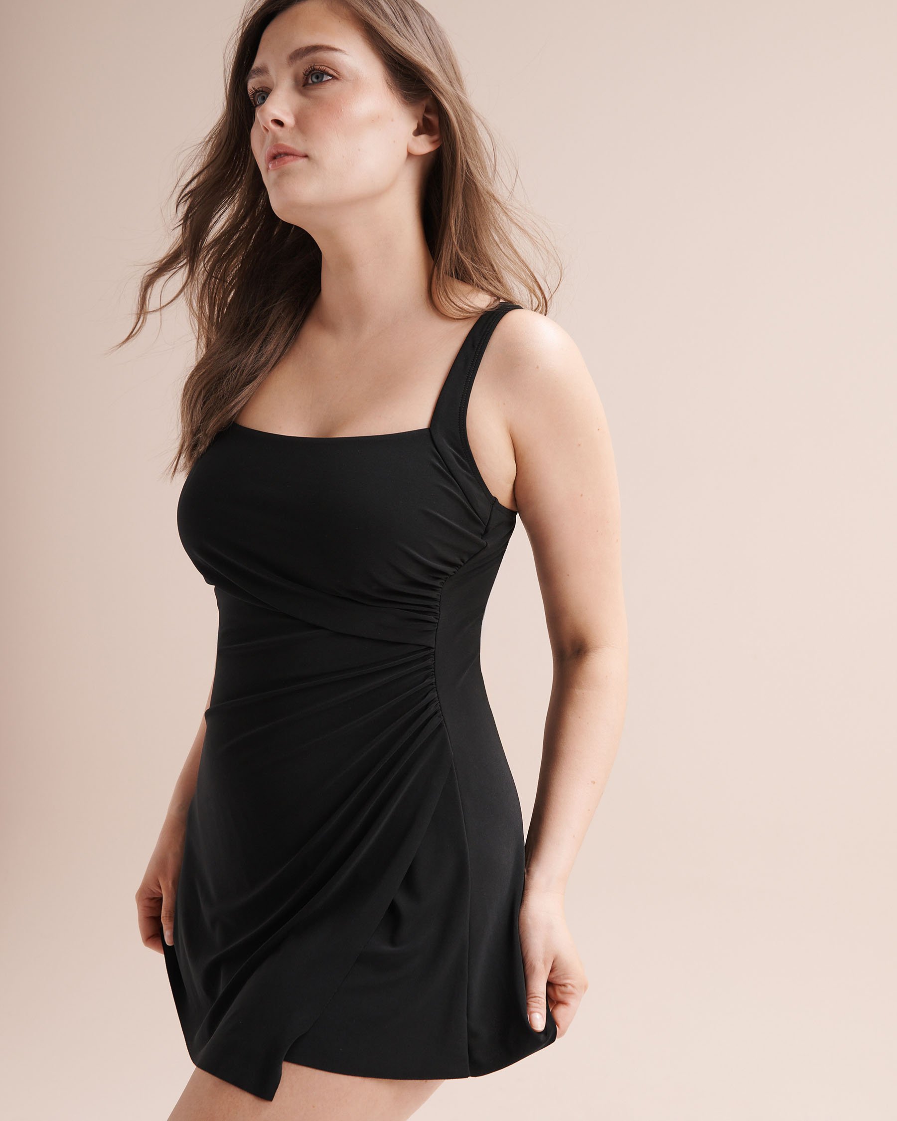 MIRACLESUIT Rock Solid Orla Swimdress Black 6567392 - View4