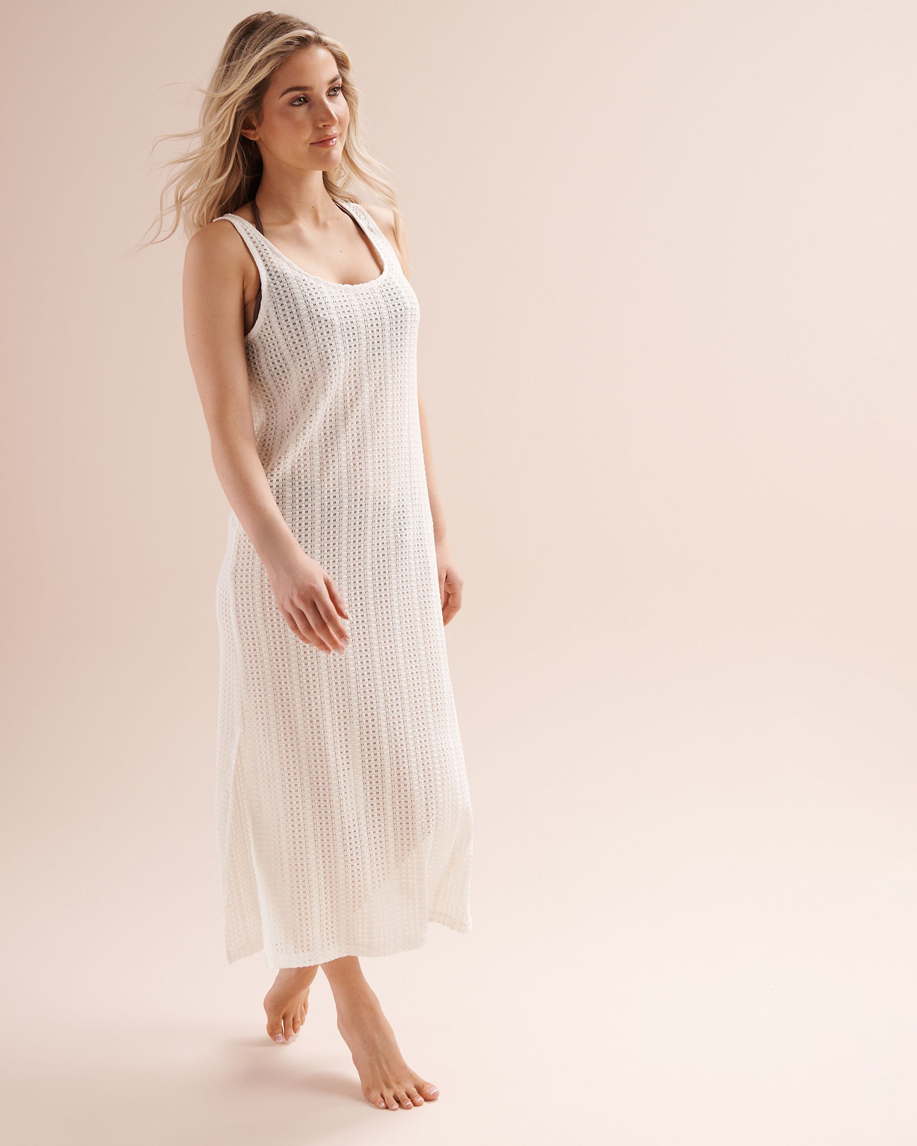 OFF THE BEACH Crochet Dress White 02300198 - View5