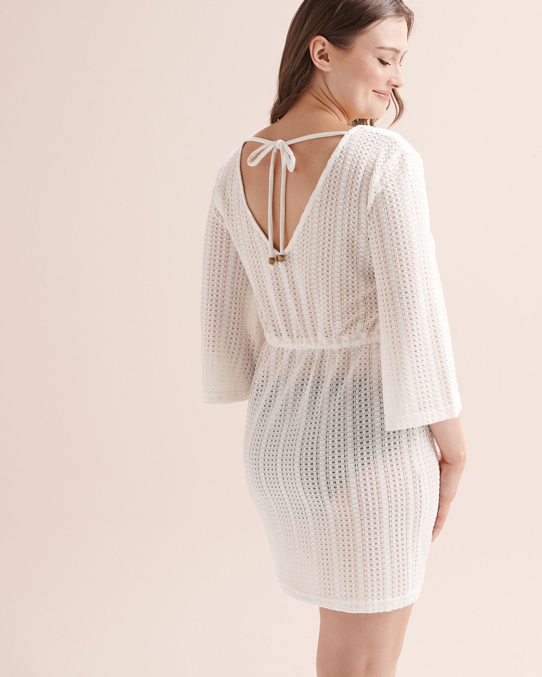 OFF THE BEACH Crochet Tunic White 02400066 - View2