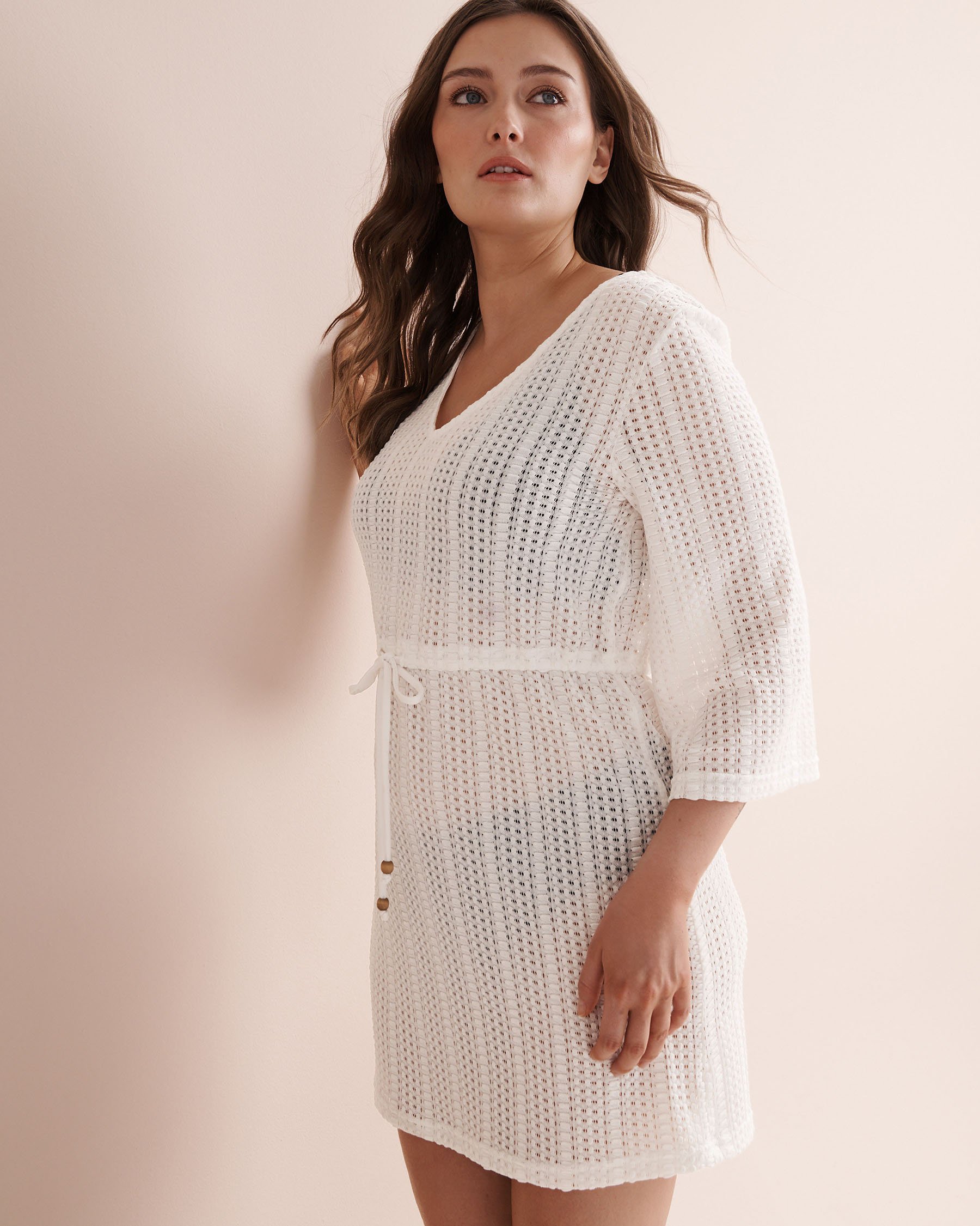 OFF THE BEACH Crochet Tunic White 02400066 - View4