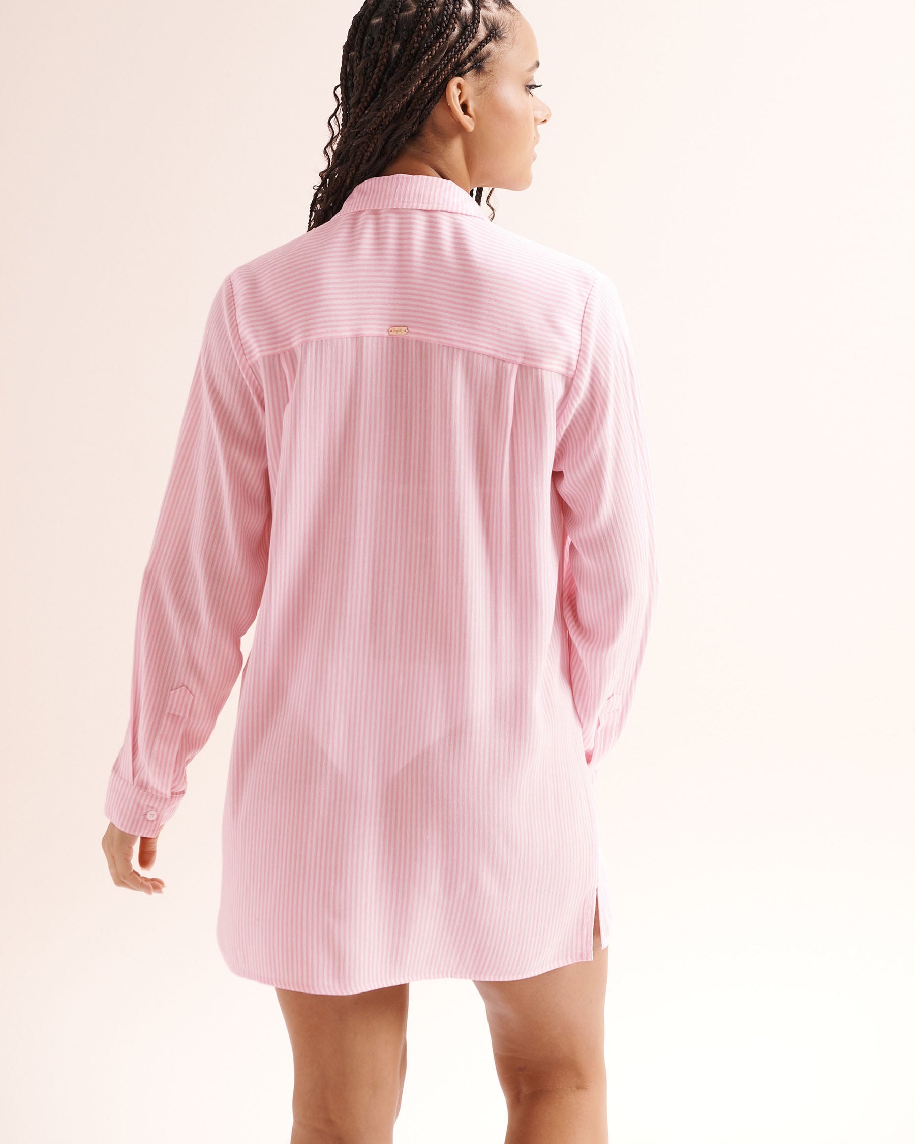 TROPIK Striped Shirt Pink 02100050 - View6