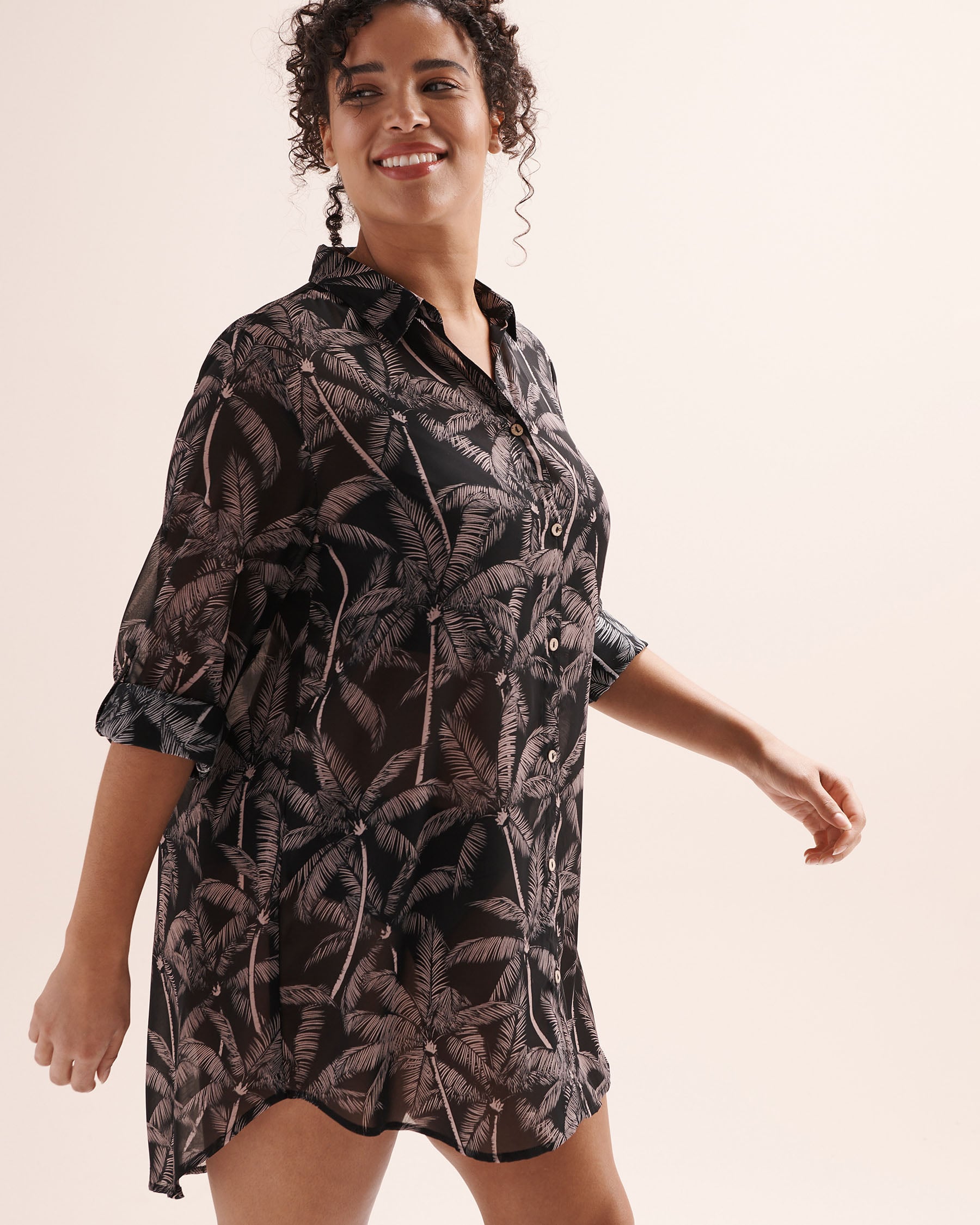 TURQUOISE COUTURE Long Sleeve Shirt Black 02100051 - View8