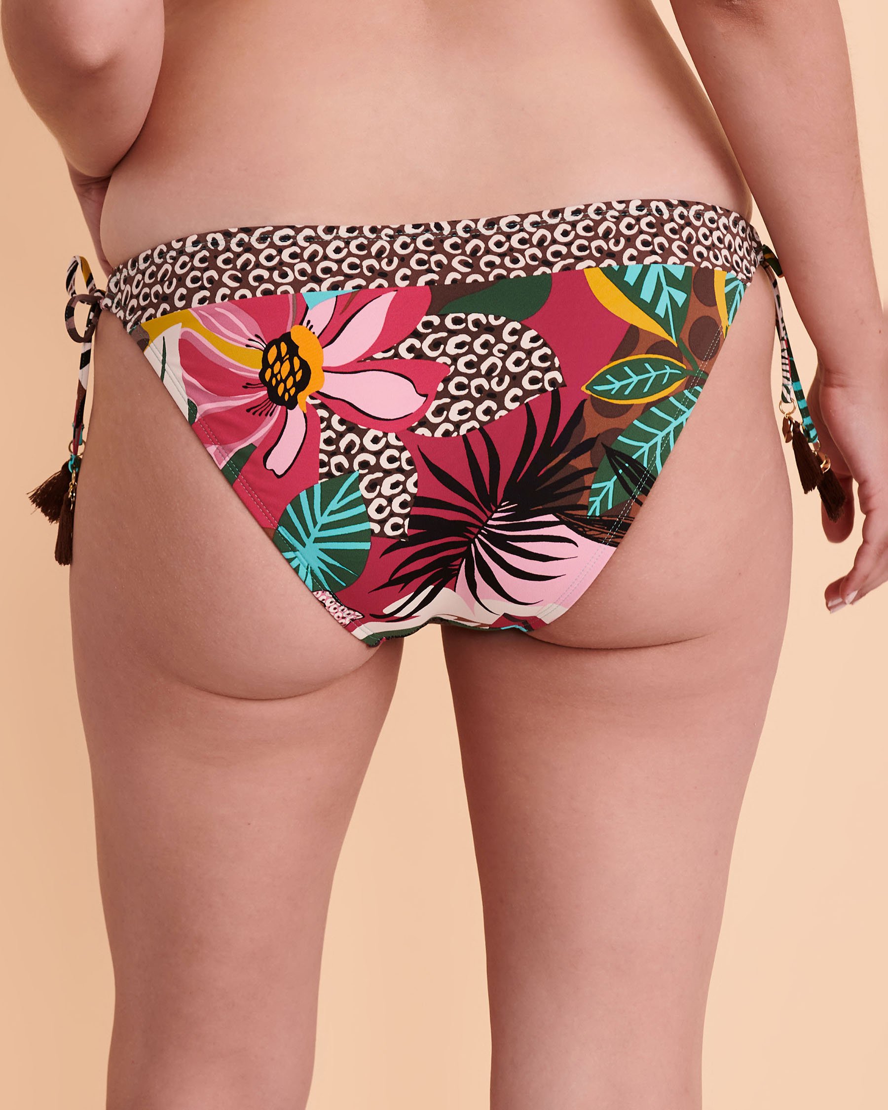 BLEU ROD BEATTIE RUN WILD Side Tie Bikini Bottom Multicolor print RBRW22585 - View2