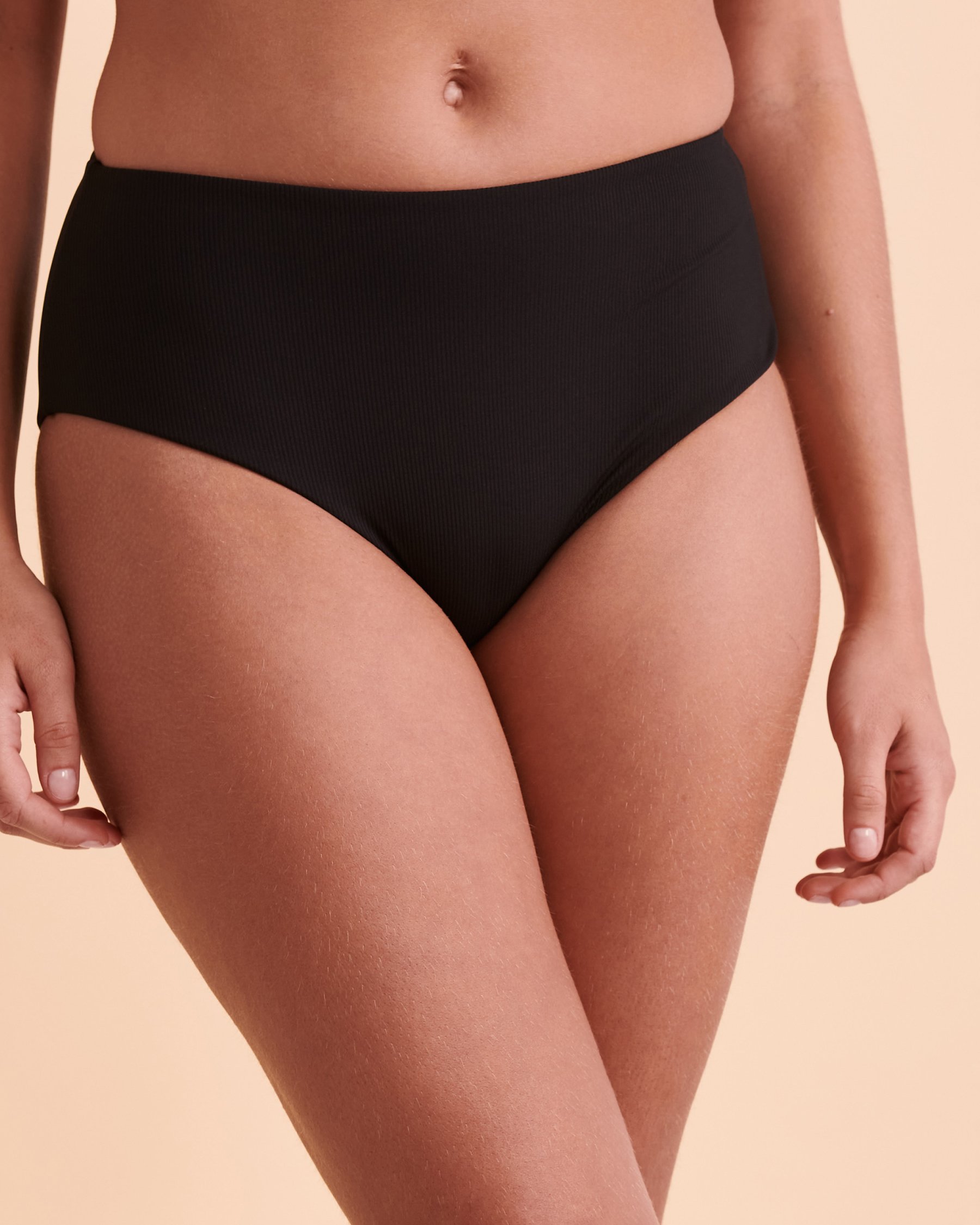 MAAJI Bas de bikini réversible taille mi-haute JADE BLACK Noir 3255SBC602 - View1