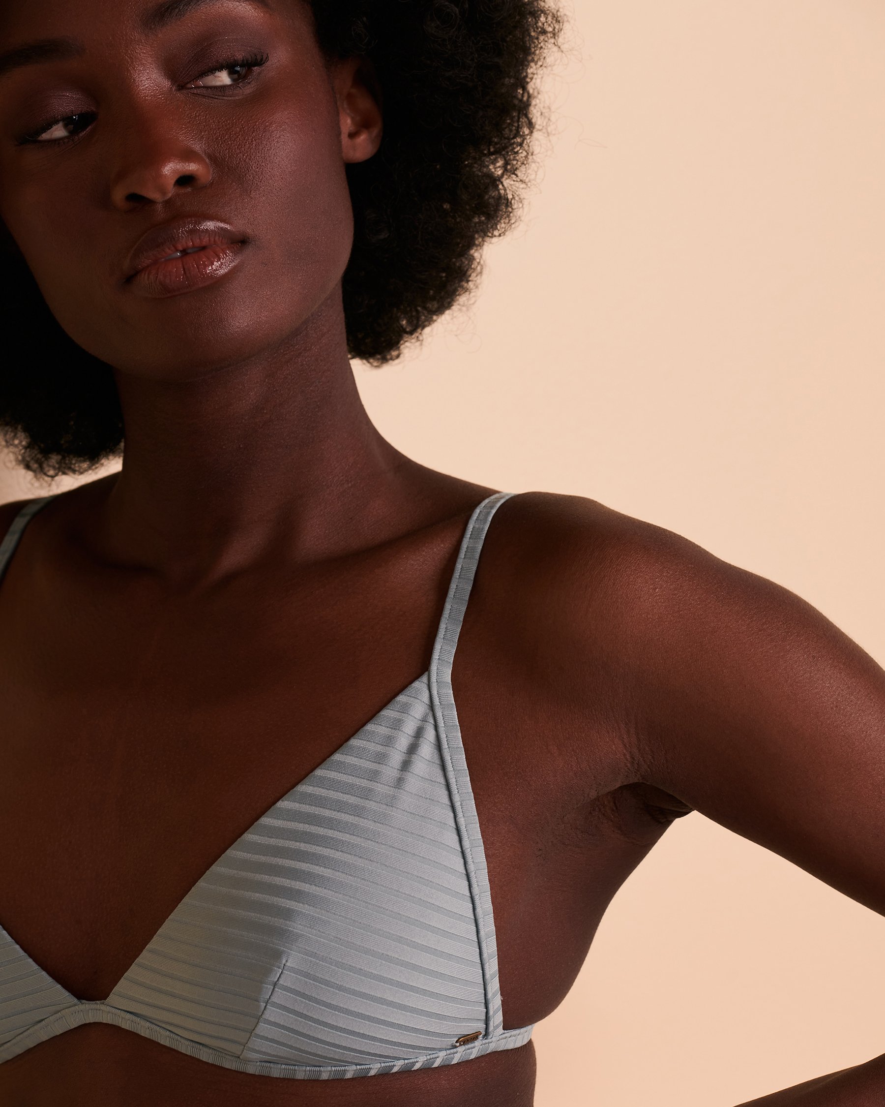 RIP CURL PREMIUM SURF Triangle Bikini Top Slate grey GSILU9 - View3