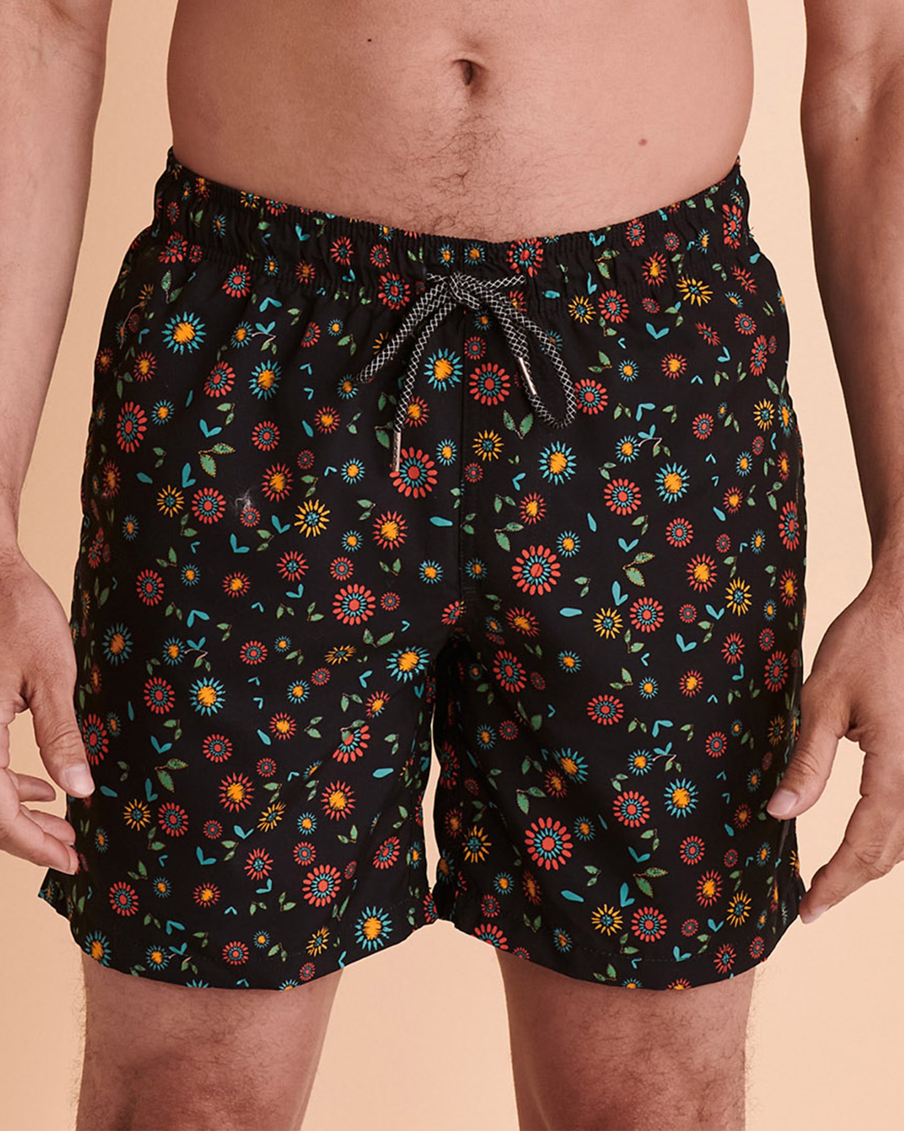 KUWALLA Recycled Volley Swimsuit Black KUL-SWIM02-M - View1