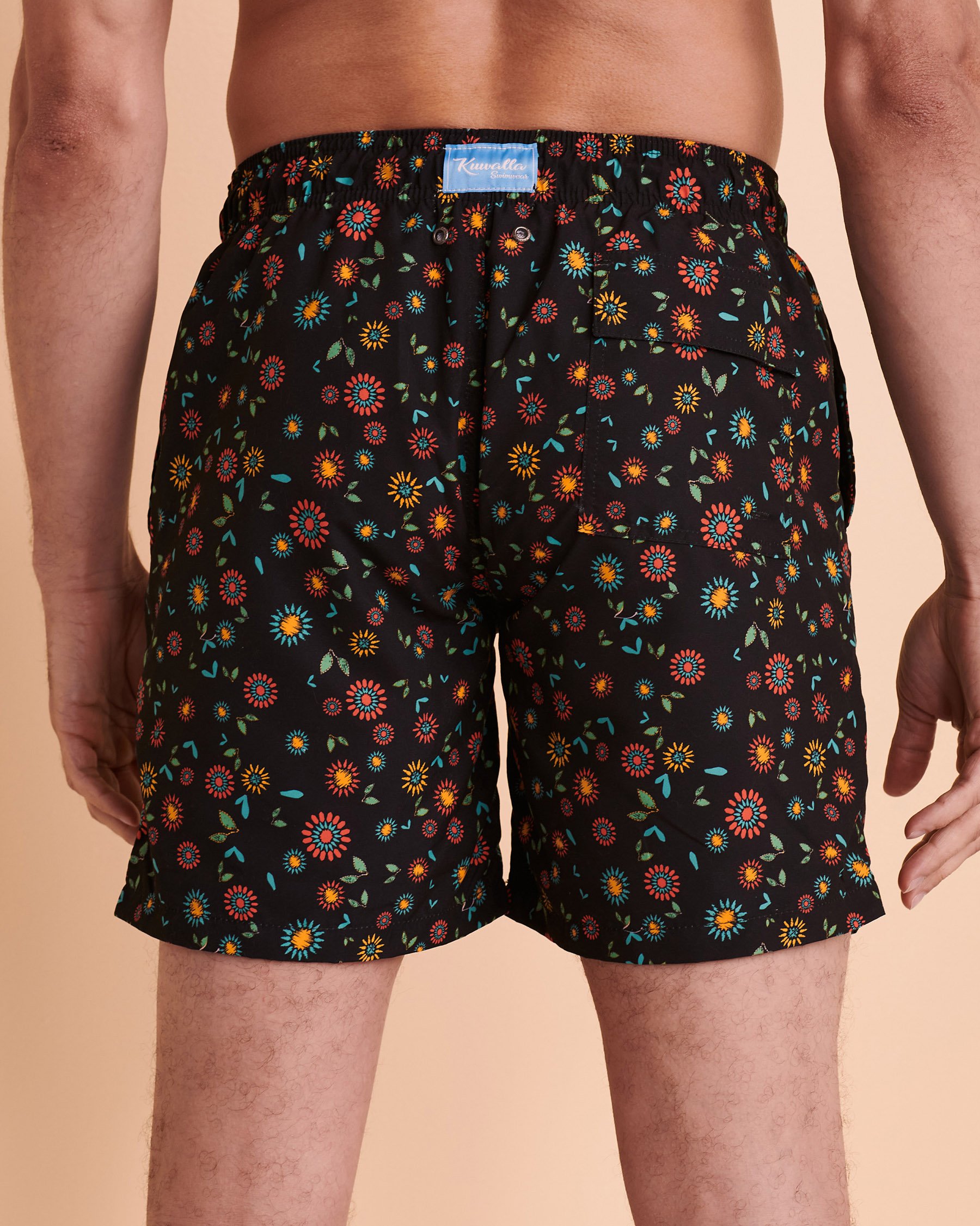 KUWALLA Recycled Volley Swimsuit Black KUL-SWIM02-M - View3