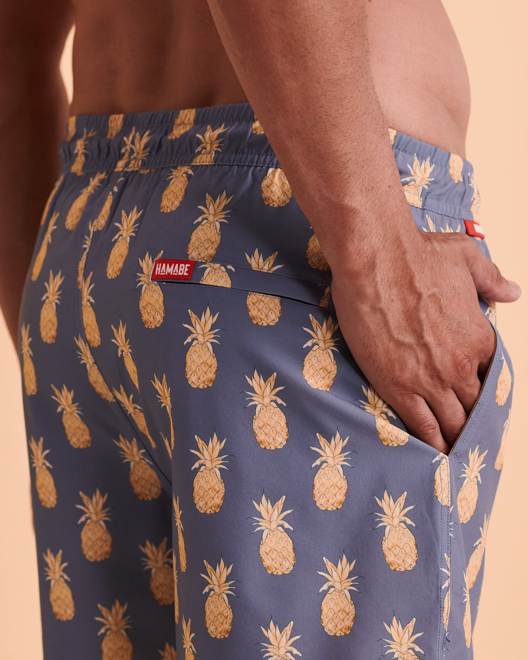 HAMABE Maillot volley avec filet Ananas 03100006 - Voir4