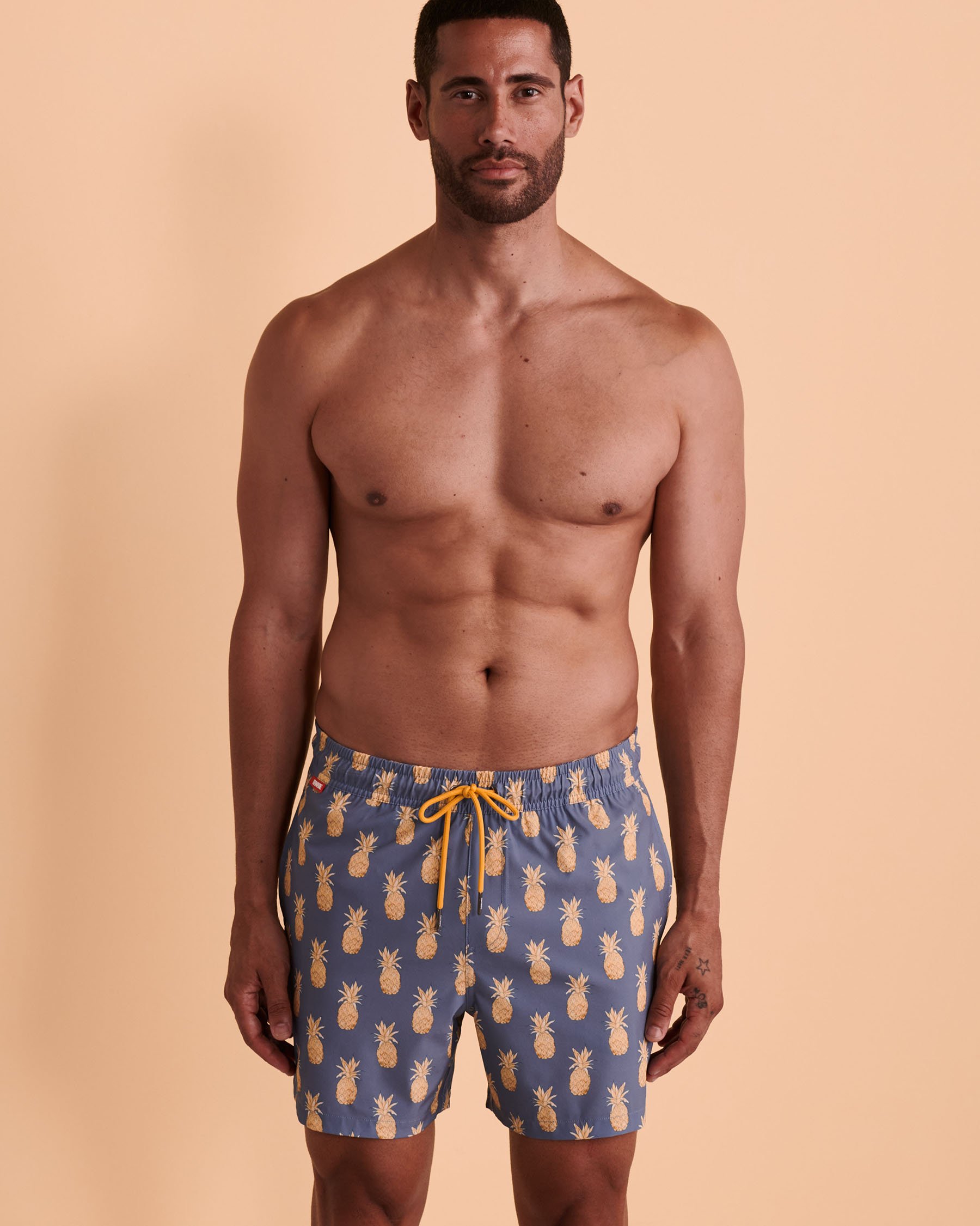 HAMABE Maillot volley avec filet Ananas 03100006 - Voir7